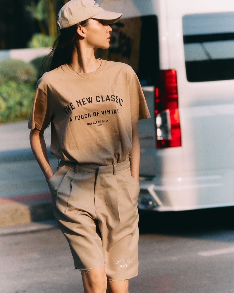 THE NEW CLASSIC TEE ( beige )