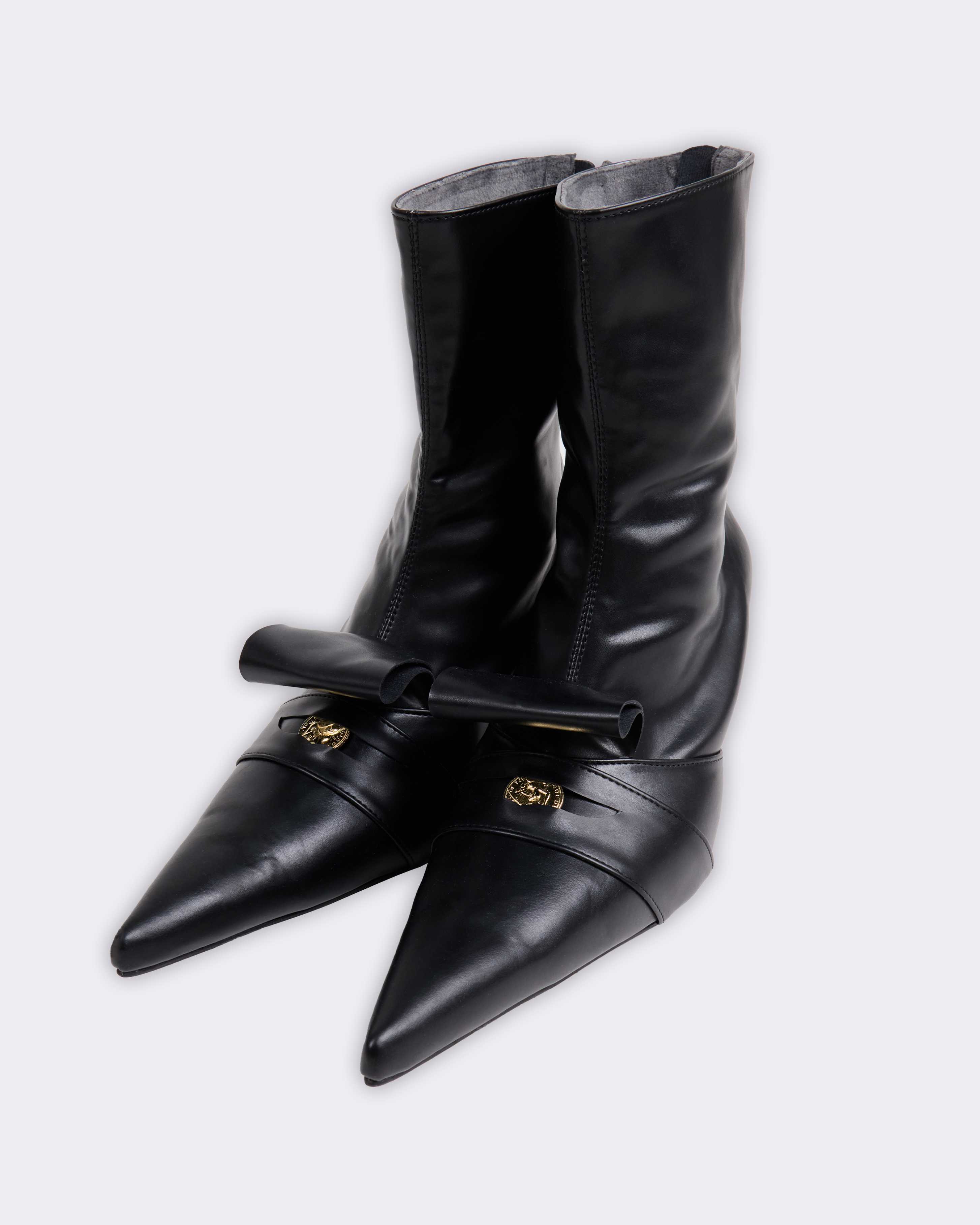 (Pre-order) Black Coin Boots