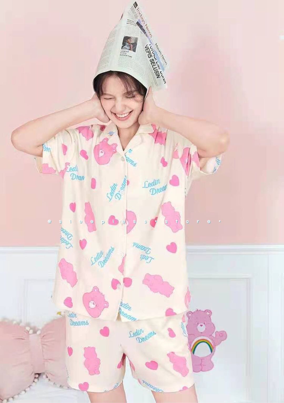 S52 - Care bear (แขนสั้น+ขาสั้น)