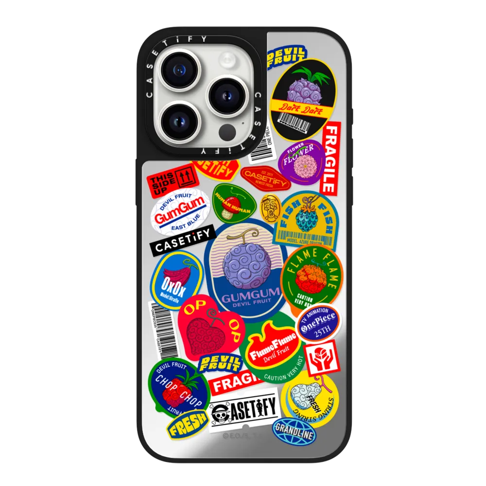 [พร้อมส่ง] CASETiFY | ONE PIECE Devil Fruits Label Sticker Case