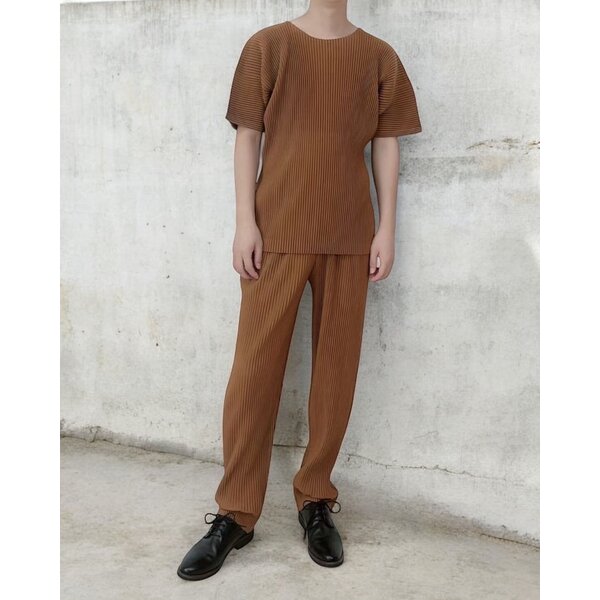 UNISEX ยาว 38 นิ้ว 2MUAY รุ่น GM0551 / GM0755 THICK ROUND NECK TOP WITH PANTS PLEATED SET 6 สี FR...