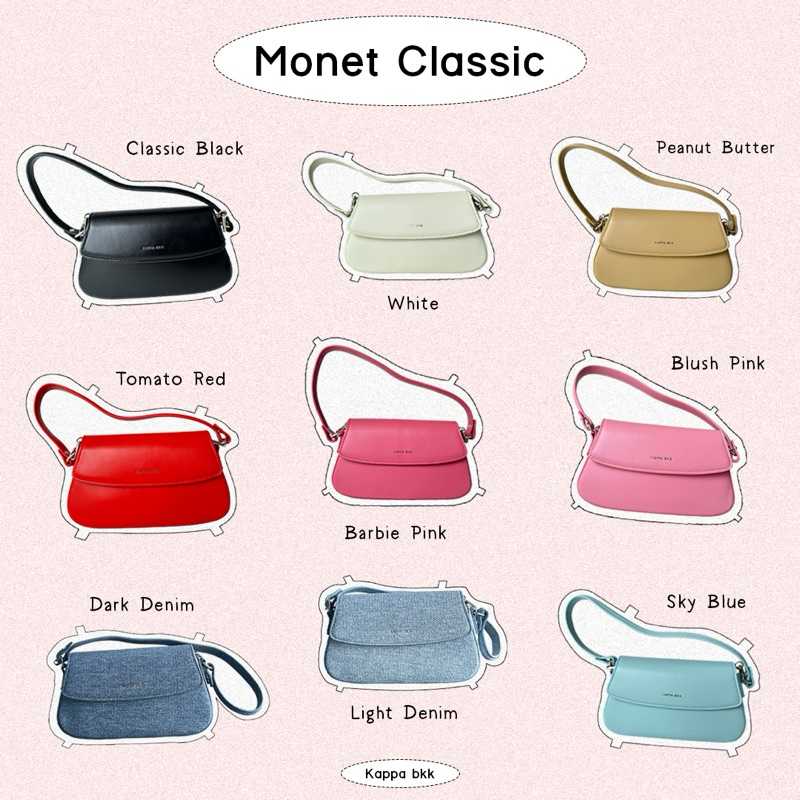 KAPPABKK Monet Classic Bag กระเป๋ารุ่น Monet อัพไซส์ ใส่โทรศัพท์ได้ทุกรุ่น