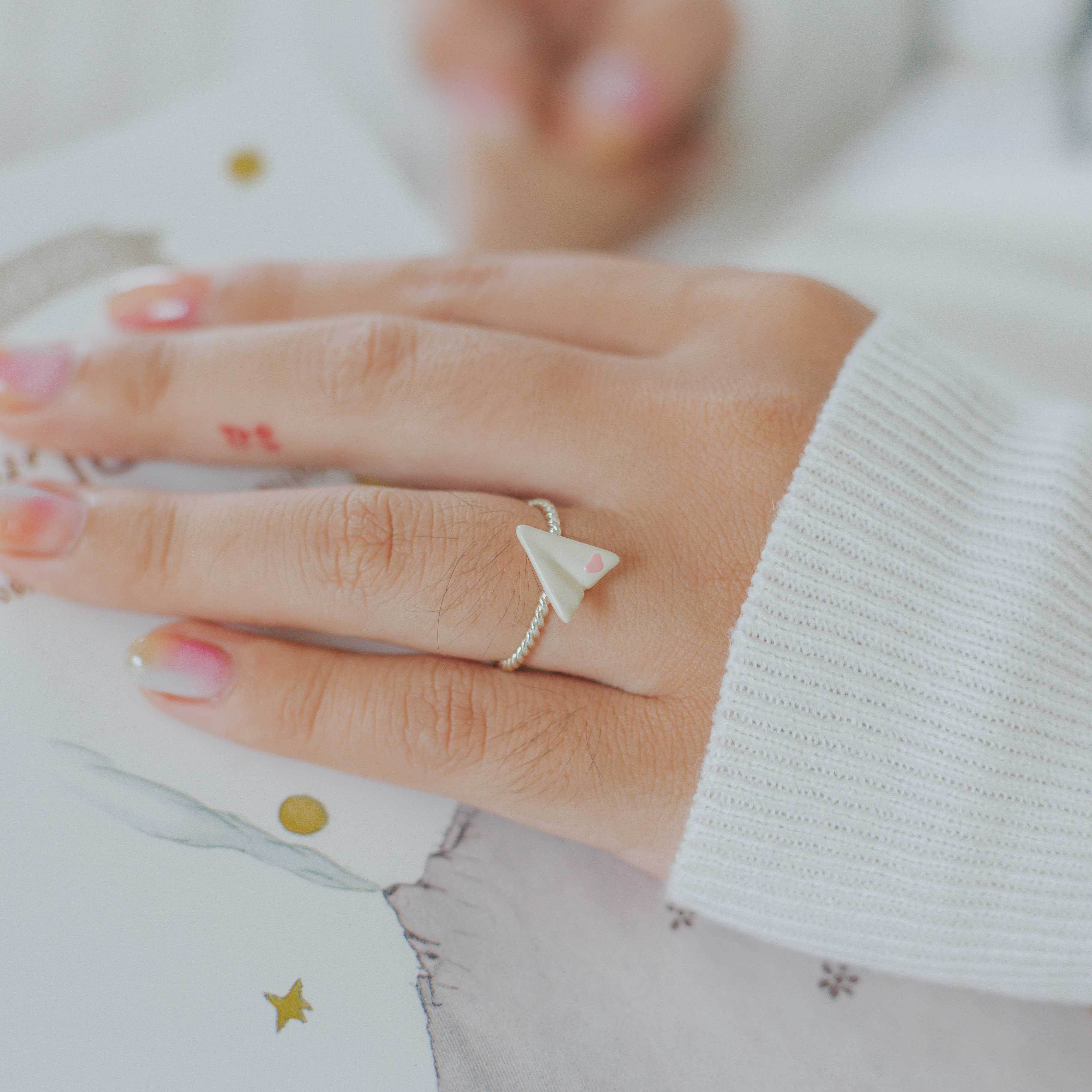 Ring /แหวนแฟชั่นรูปจรวดรัก