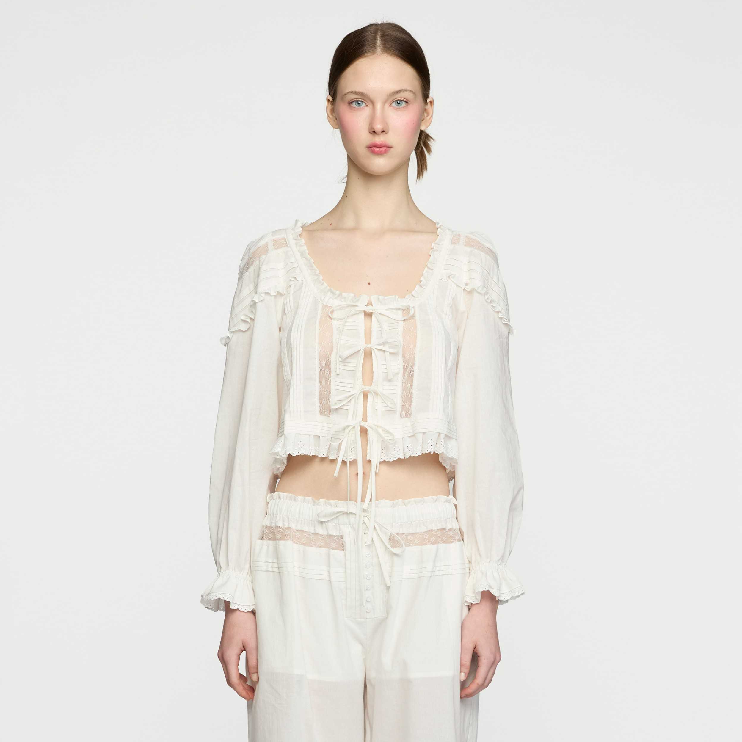 AIRY COTTON BLOUSE