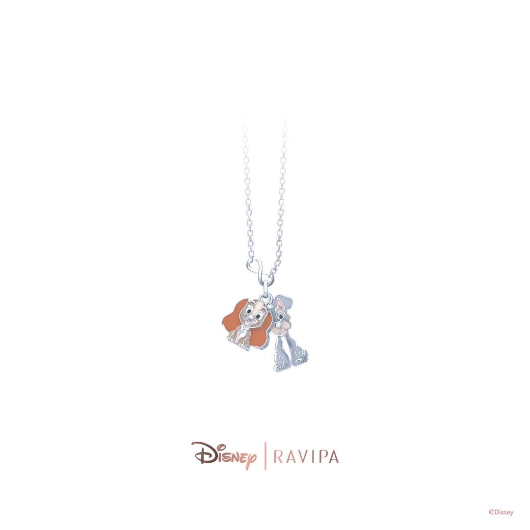 Disney 100 Lady & Tramp Necklace