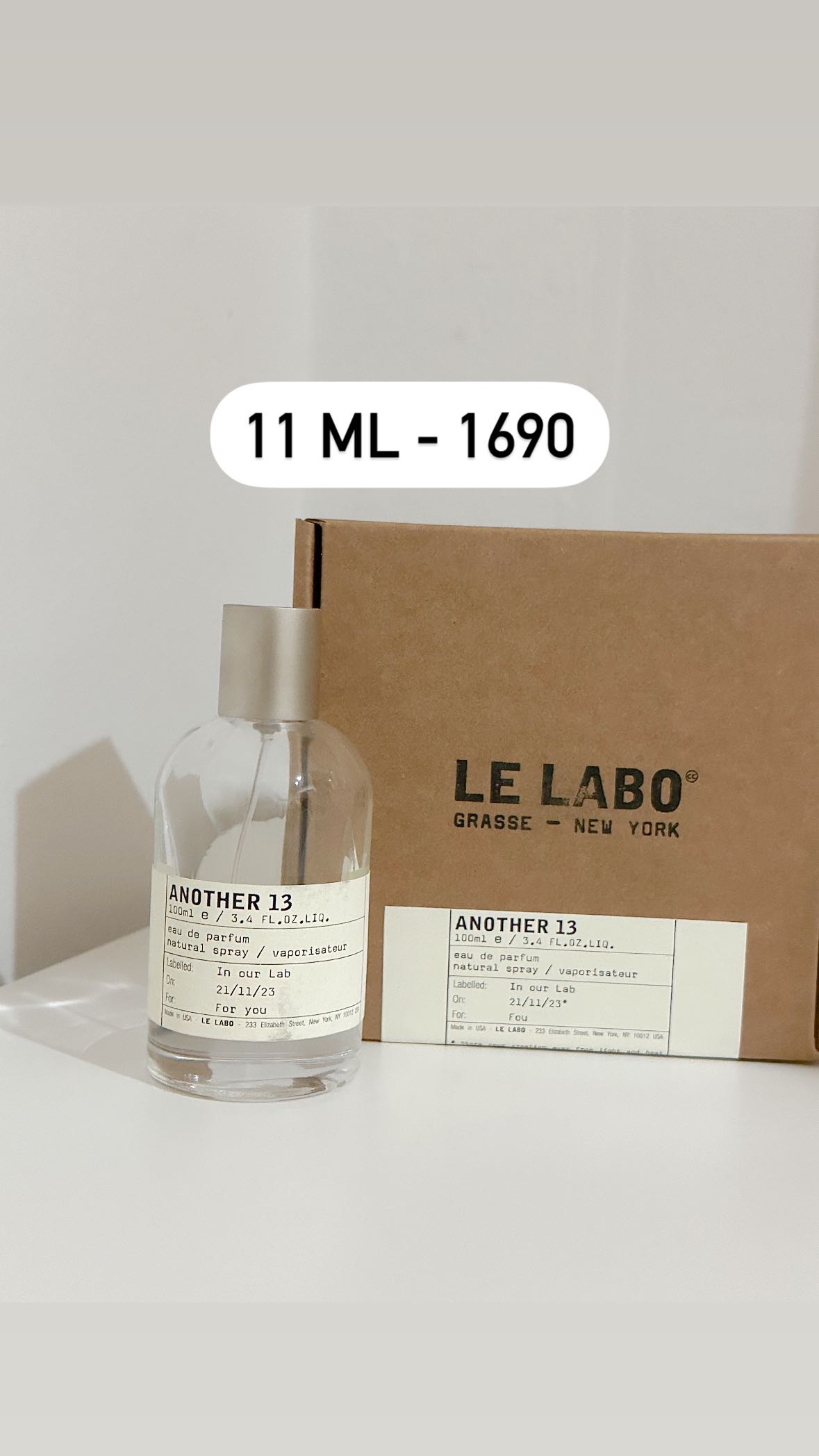 (1) น้ำหอมติดขวด Another 13 เหลือ 11 ml