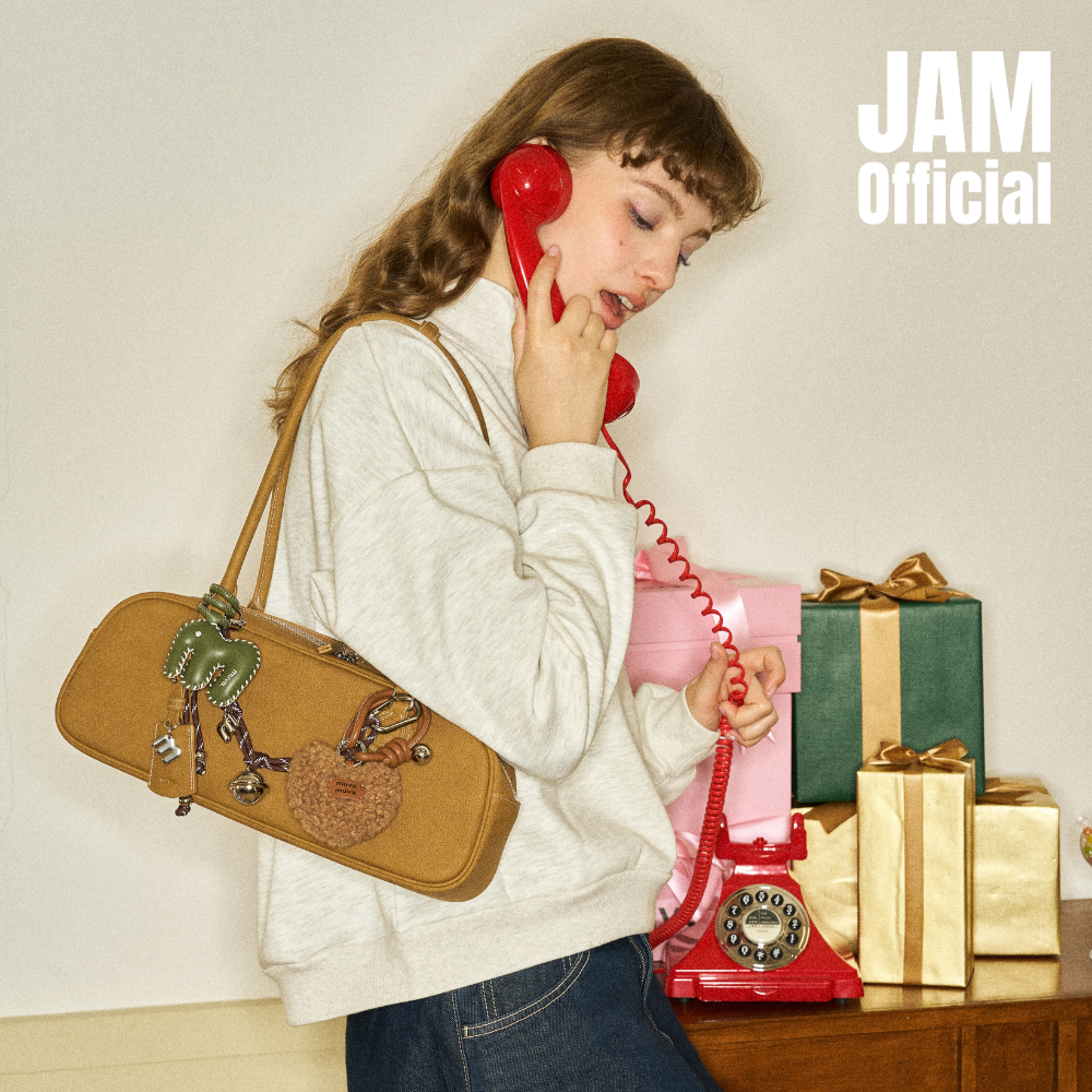 JAM | MUVA - Eclair - กระเป๋าสะพายข้าง หนังวัว รูปทรงยาว