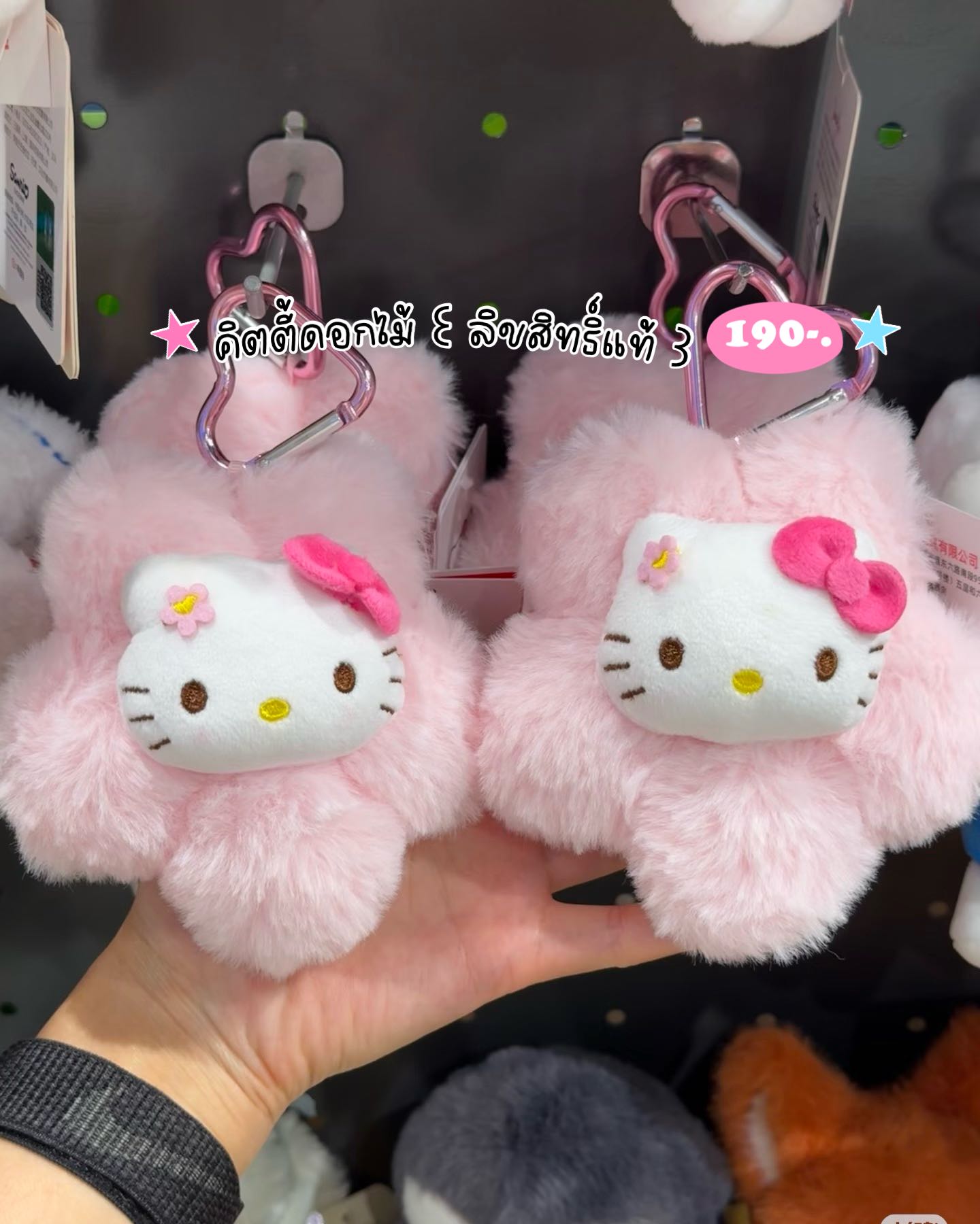 พวงกุญแจ sanrio ดอกไม้ 🌸
