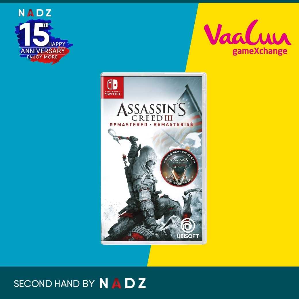 (USED) SWITCH-G: ASSASSINS CREED III REMASTERED (R1)(EN)