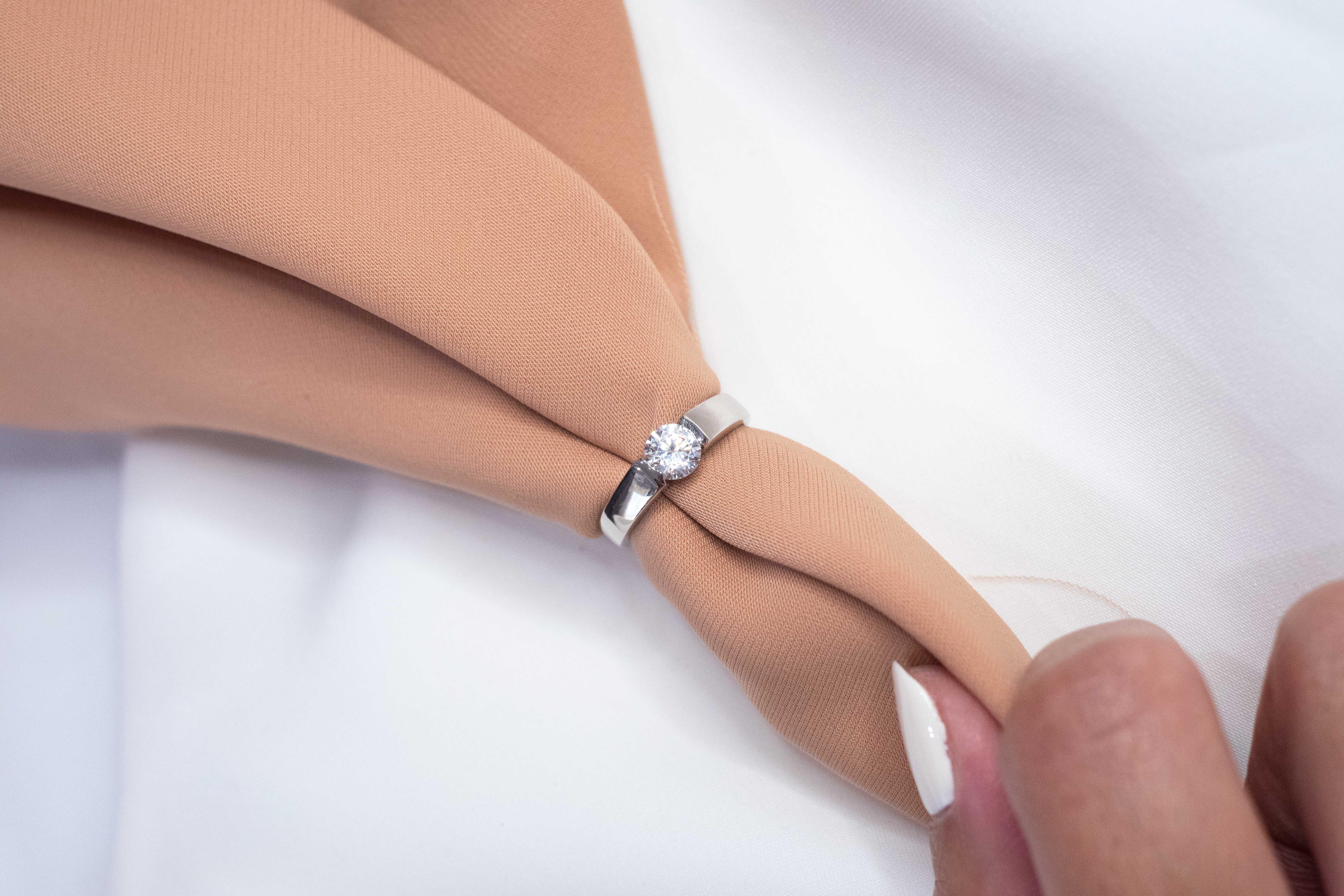 แหวน Plain Ring with 0.60 Ct Diamond #ORG022
