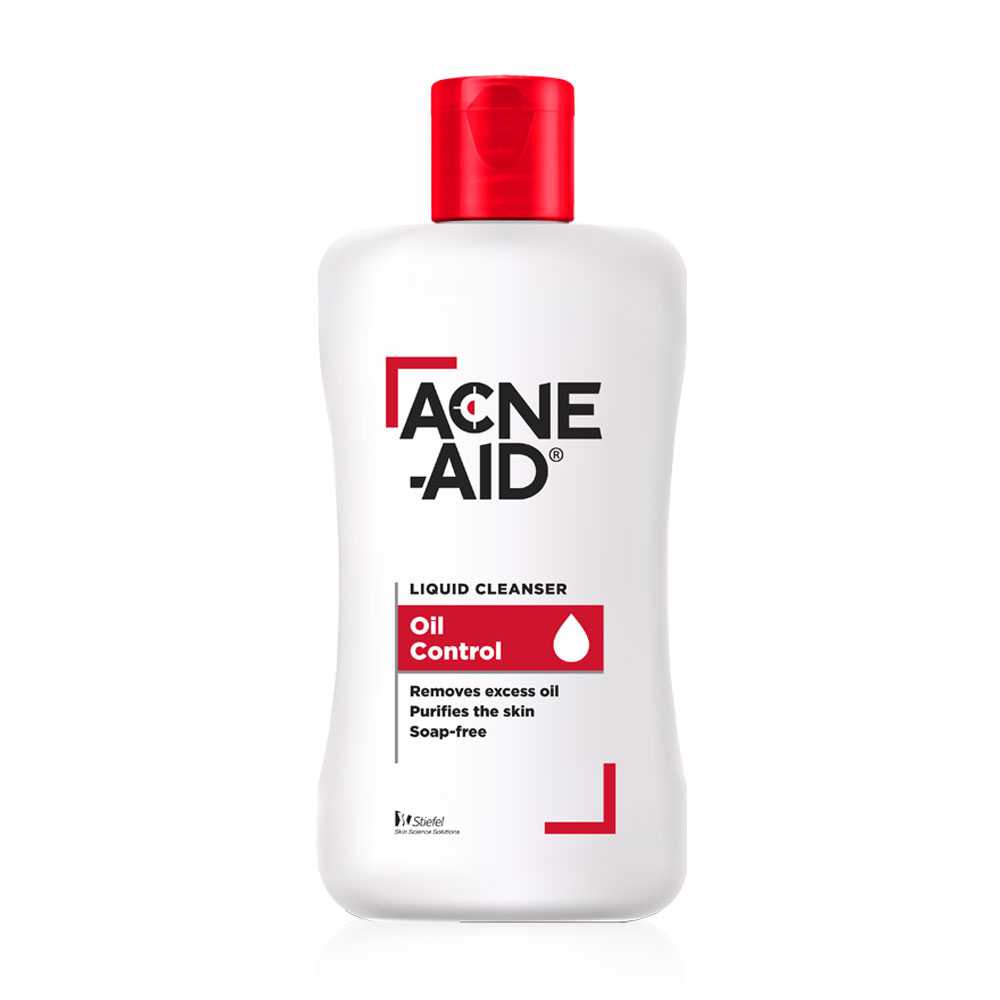 Acne-aid แดง 100ml แอคเน่-เอด สูตรผิวมัน เป็นสิว