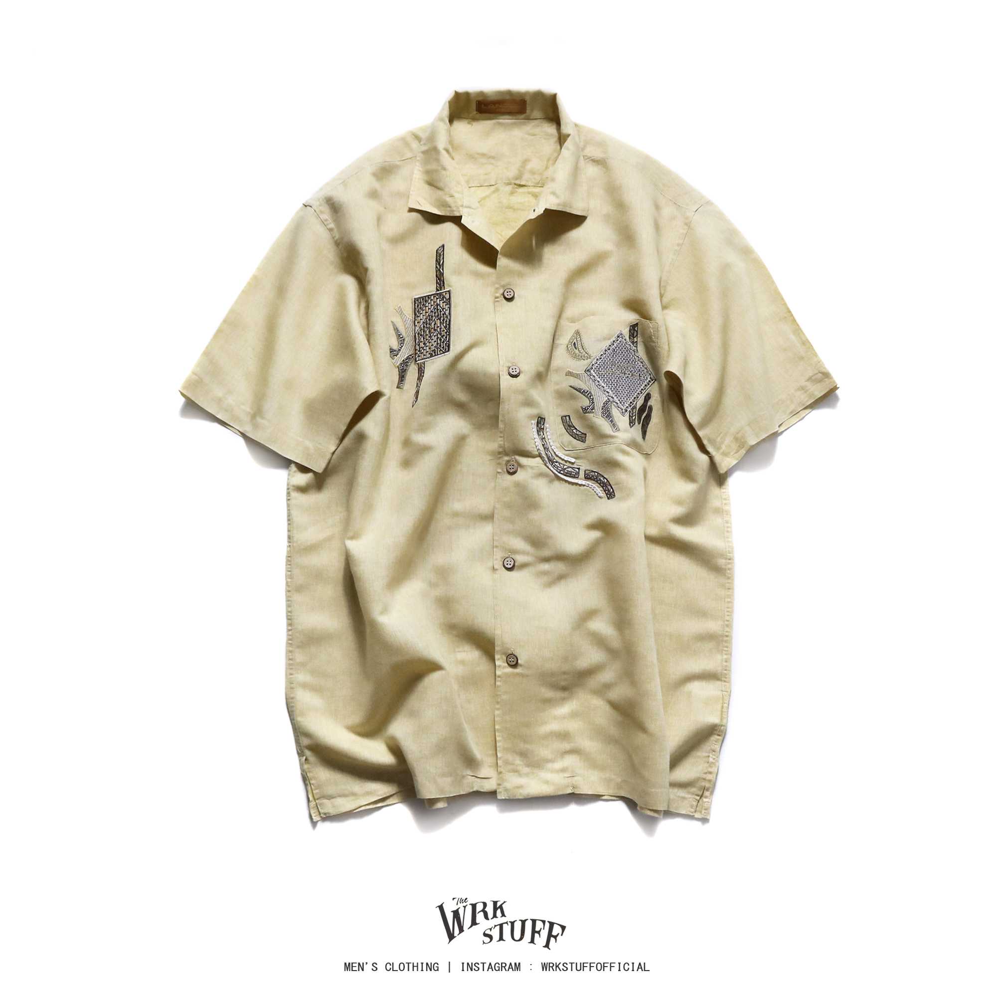 Lancel Paris Embroidery Shirt (L)