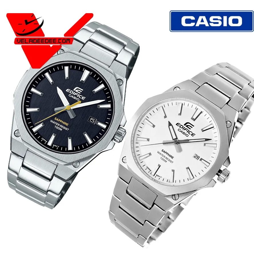 Casio Edifice  รุ่น EFR-S108D-1AV (สีดำ) EFR-S108D-7AV (สีขาว) EFR-S108D-3AV (สีเขียว) EFR-S108D-2AV
