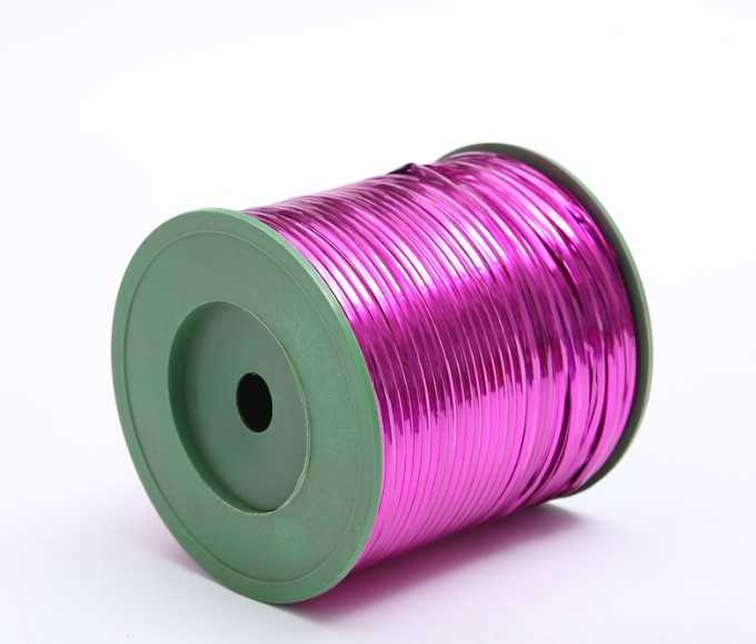 ลวดริบบิ้น330หลา สีชมพู