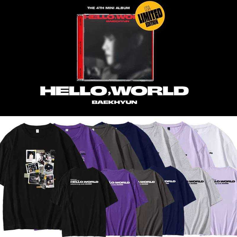 Pre-Order | เสื้อยืด EXO BAEKHYUN : HELLO WORLD