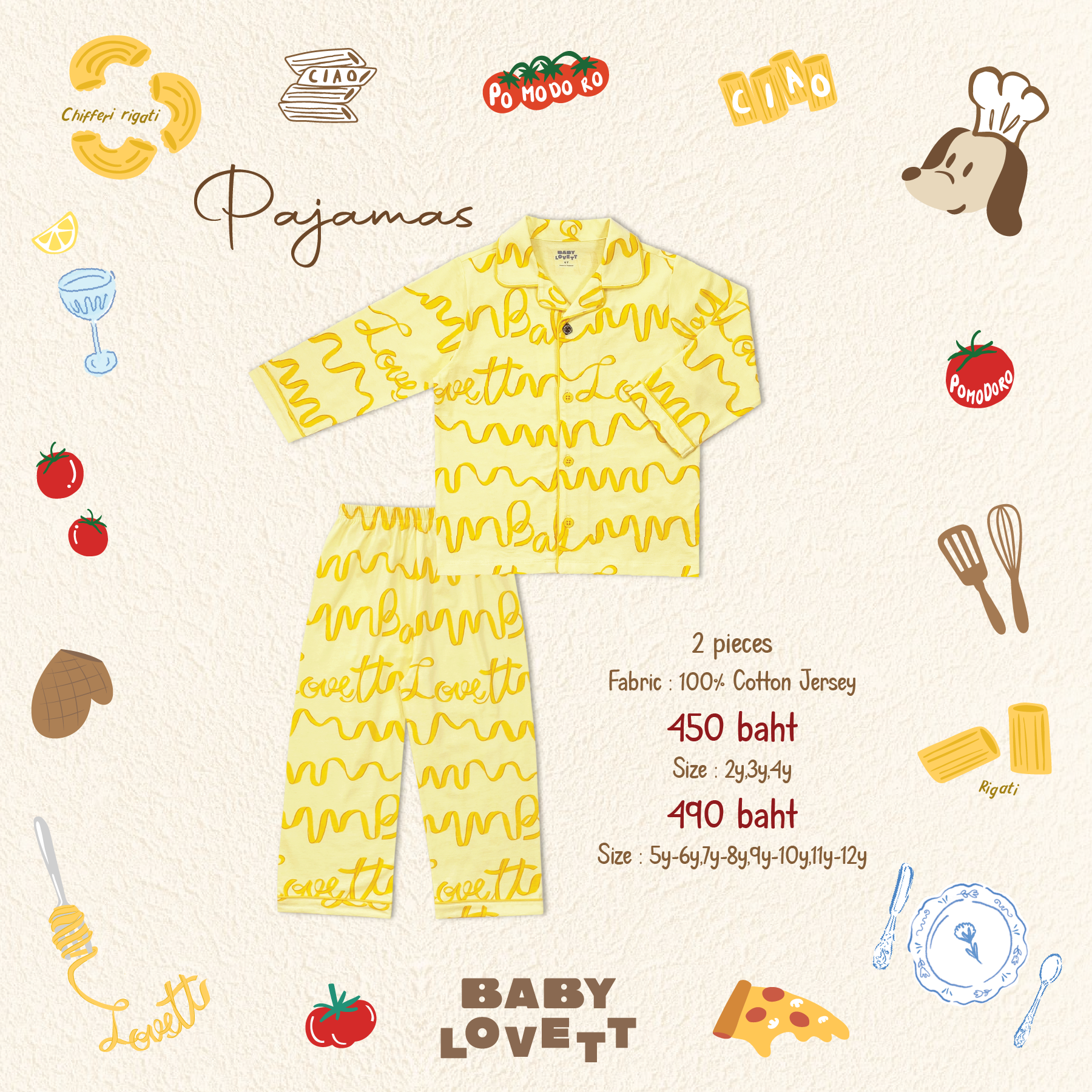 39 Bon Appétit Baby - Pajamas