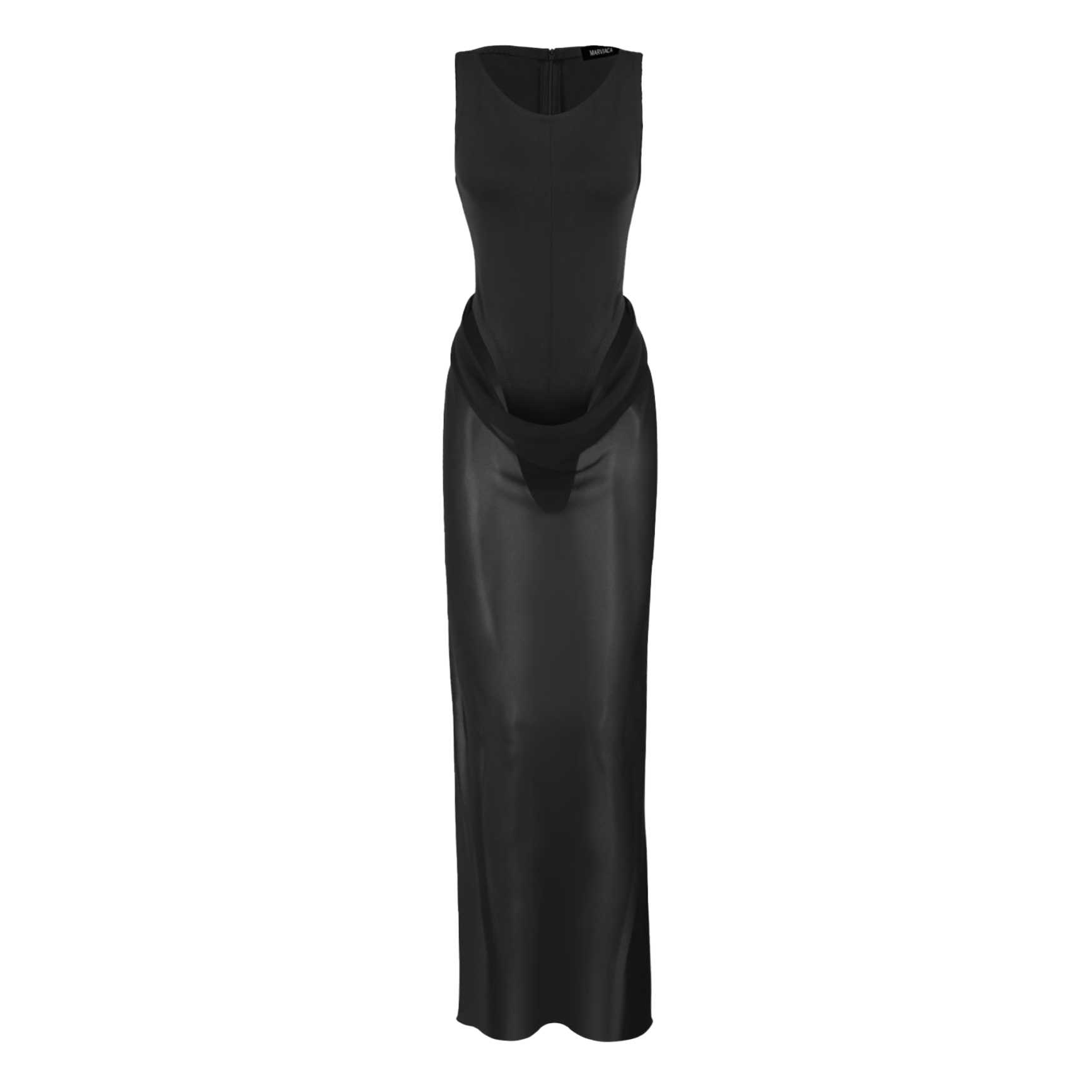 CRESCENT SCULPTED DRESS