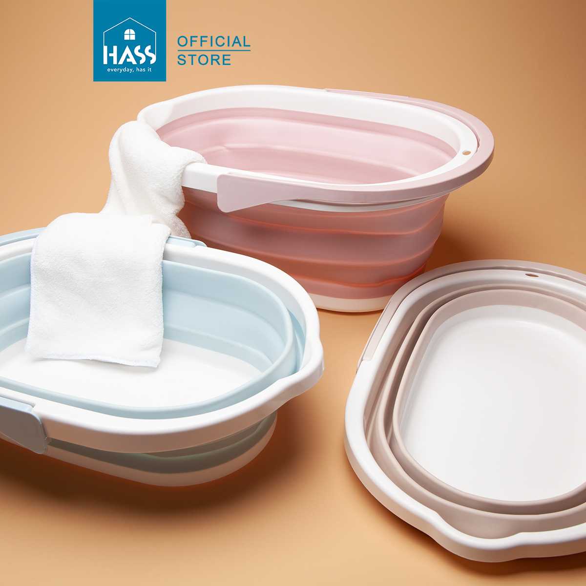 กะละมังพับได้ Premium Soft OVAL Bucket