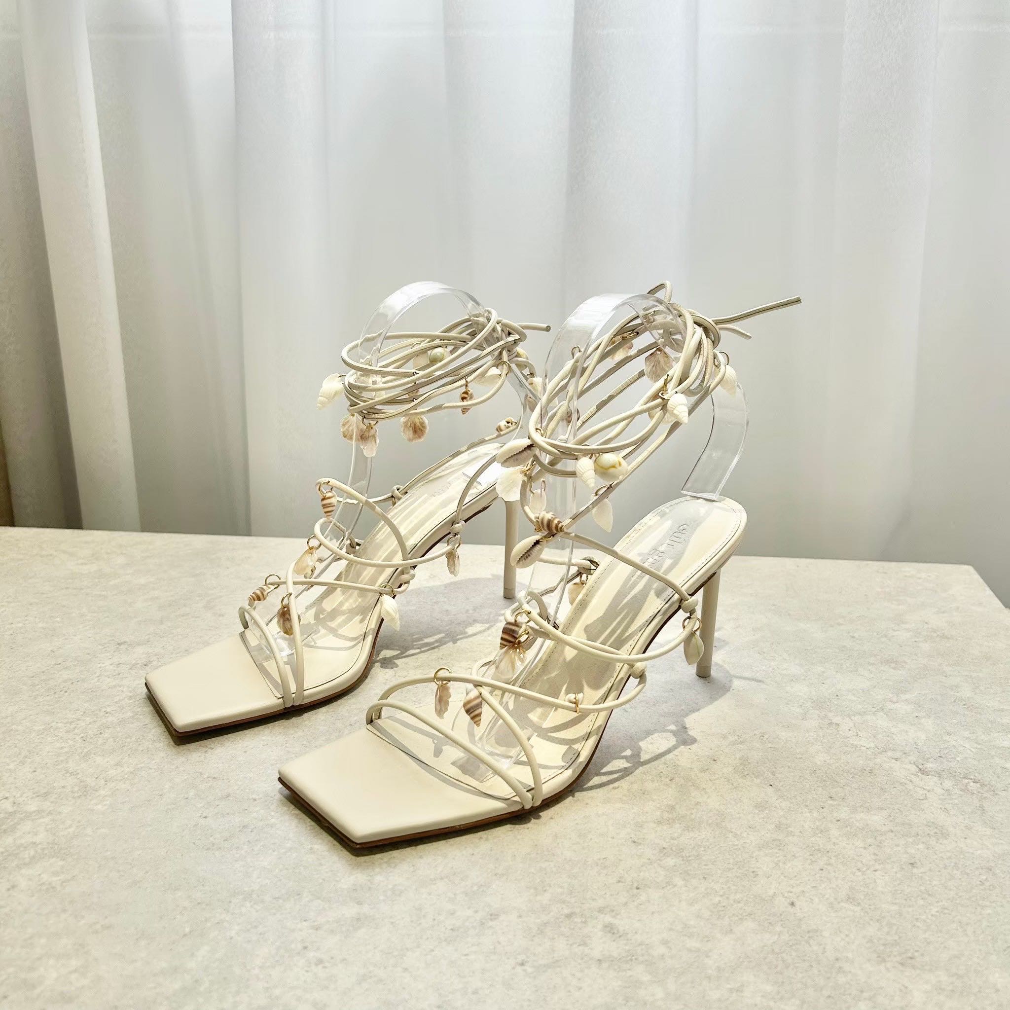 SALE! Cult Gaia LAZAR SANDAL - OFF WHITE