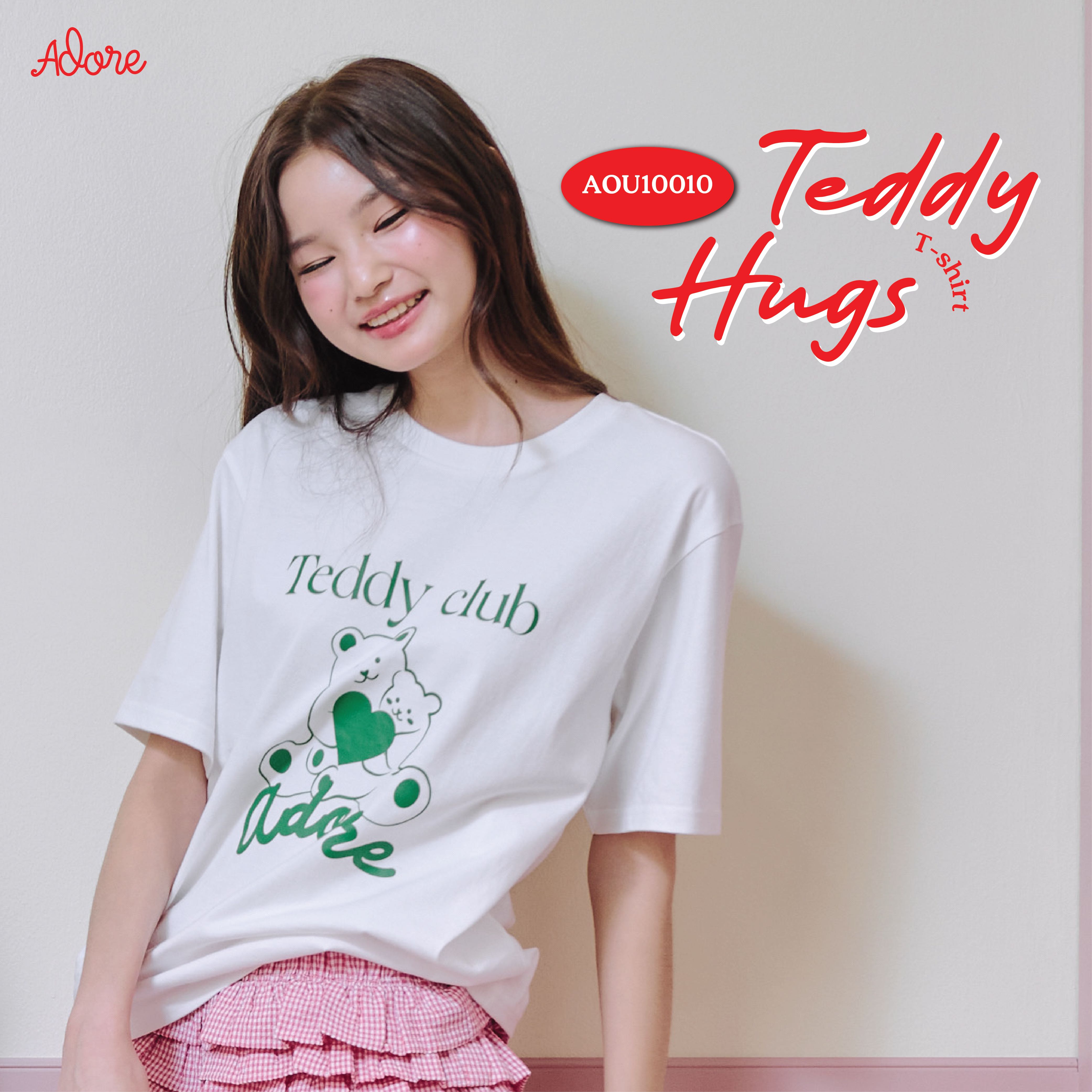 ADORE2112 AOU10010 : TEDDY HUGE T-SHIRT
