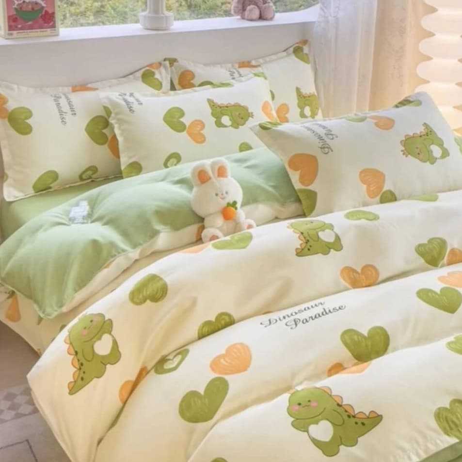 (ส่งฟรี) ❤ 490 บาท ชุดผ้าปูที่นอน+ผ้านวม