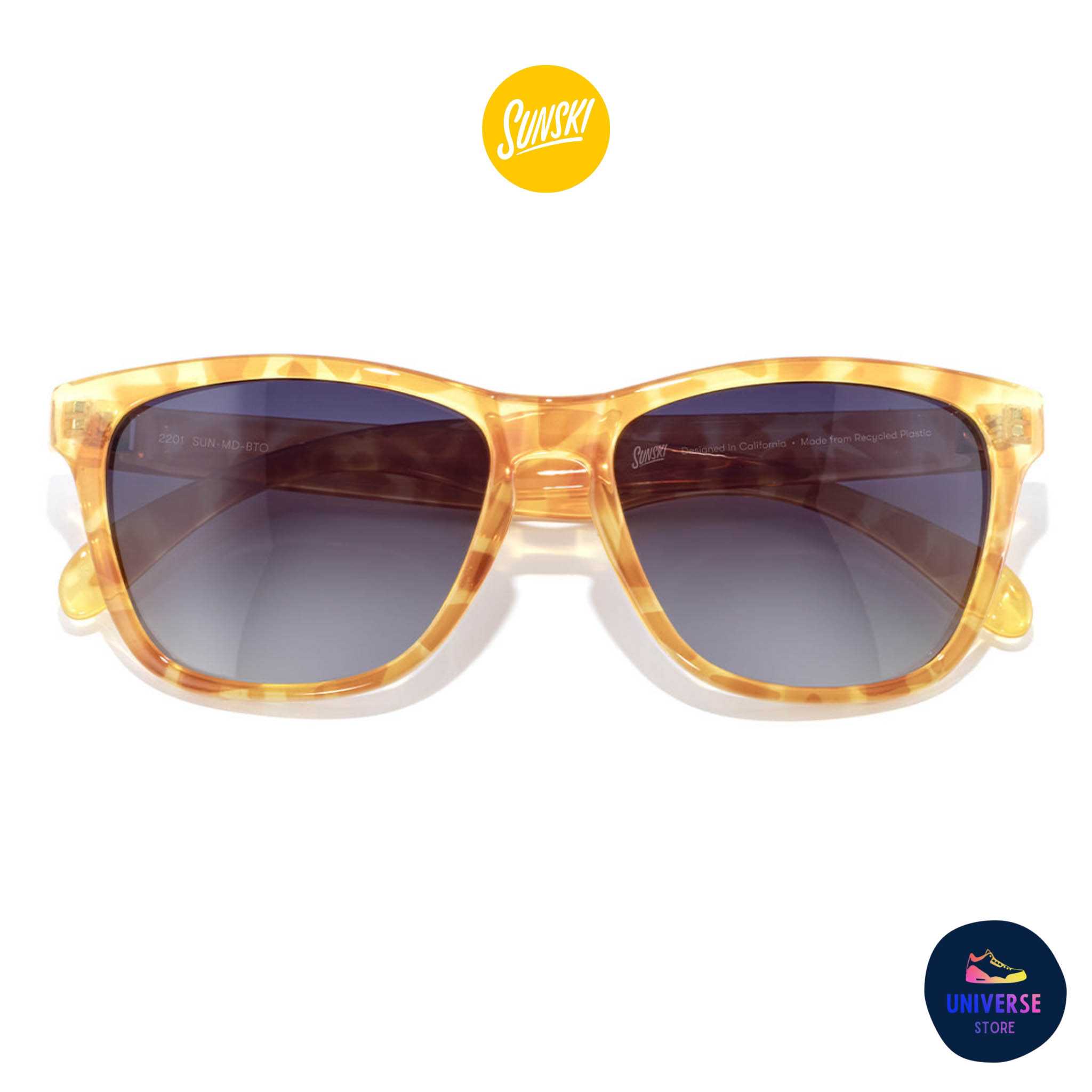 SUNSKI MADRONA - BLONDE TORTOISE OCEAN แว่นกันแดดรักษ์โลก