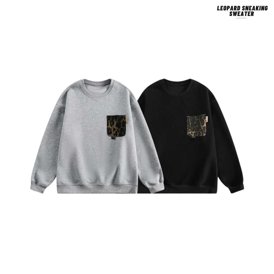 Jeera168 | Leopard sneaking Sweater (พรีออเดอร์)