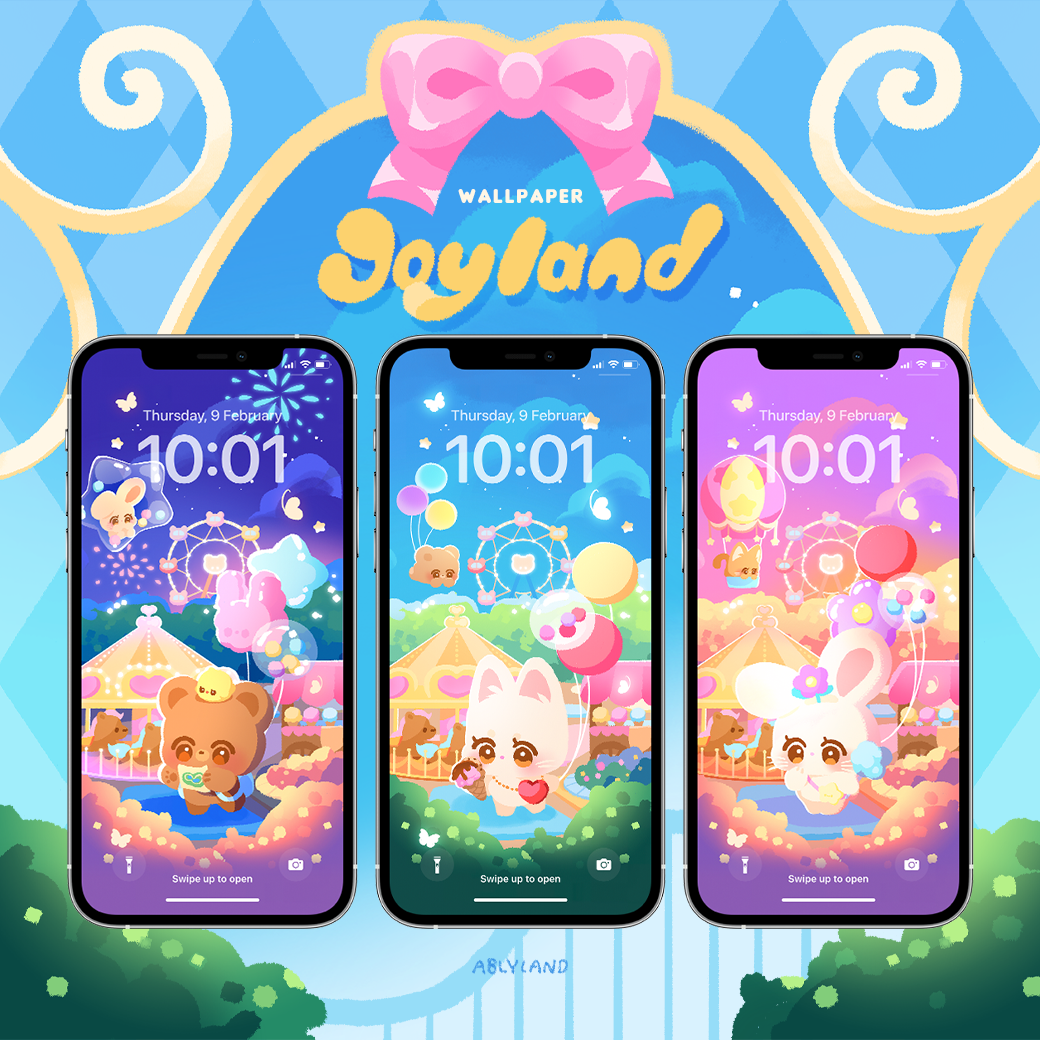 (digital file) 🎠 joyland - wallpaper set