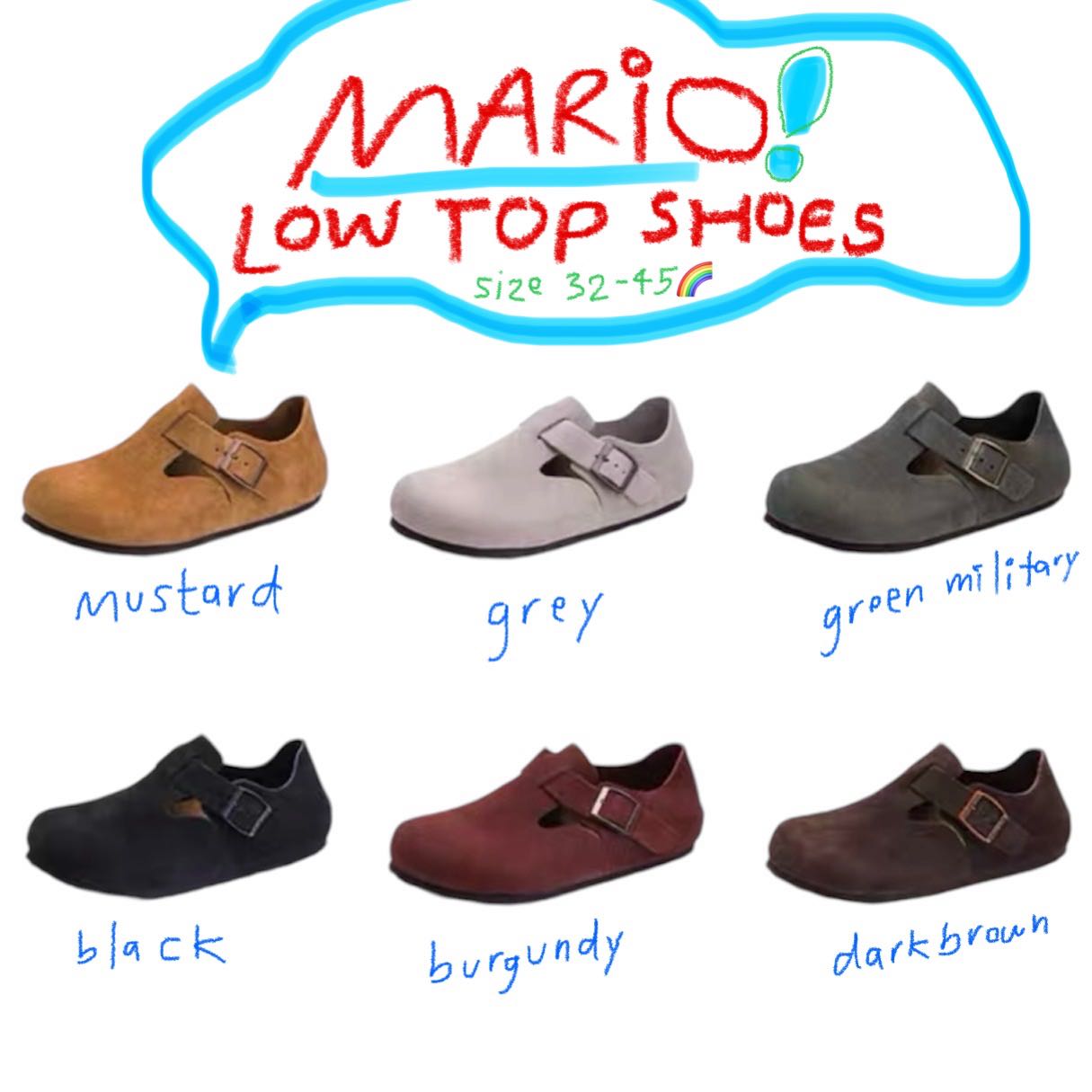 bobbygoodhouse | MARIO LOW-TOP SHOES (6สี)