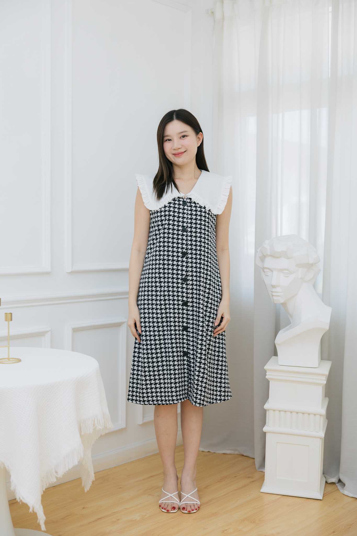 ชุดให้นม Black shinori tailor dress