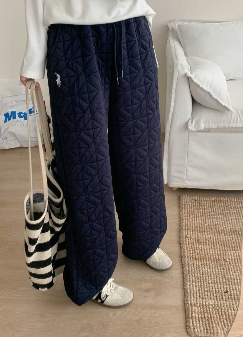 POLO RALPH LAUREN QUITTED PANTS / สีกรม ( พร้อมส่ง ) 