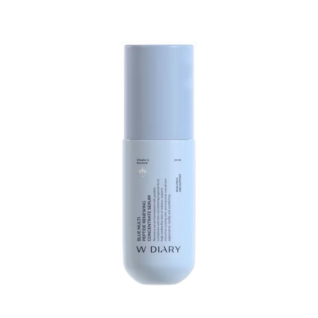 W DIARY Blue Multi Peptide Renewing Concentrate Serum 30ml.