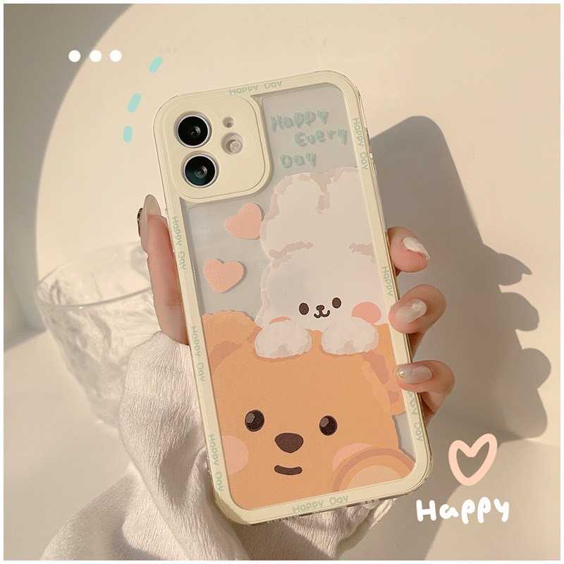 ♡ เคส iPhone : Happy everyday ลายน้องหมี