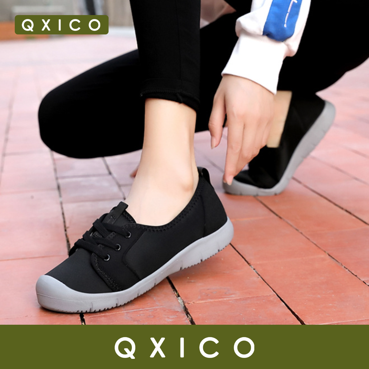 Qxico รุ่น QZ143 รองเท้าผ้าใบมาใหม่ ใส่สบายมาก ขายดีสุด!