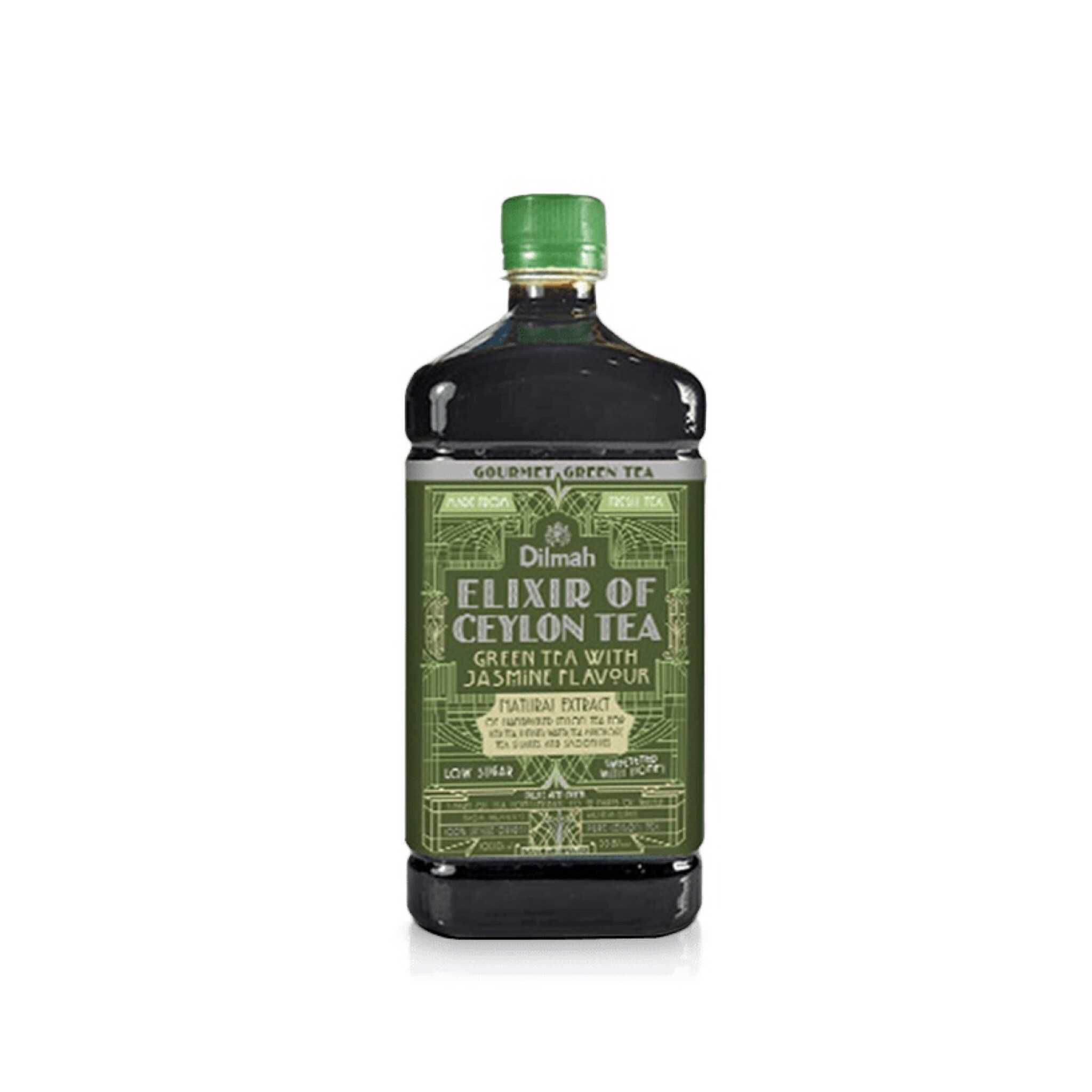 [5 ฟรี 1]ดิลมา ชาเขียวสกัดเข้มข้น 100% กลิ่นมะลิ ELIXIR JASMINE GREEN TEA 1000 ml.