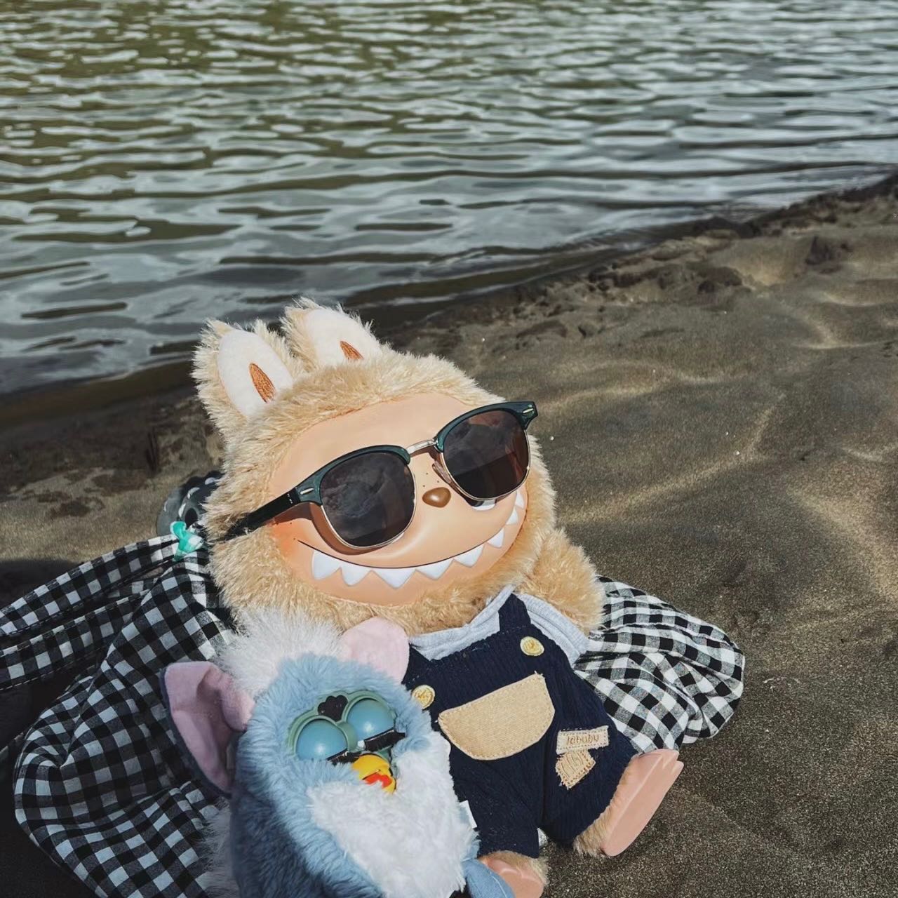 popmart : labubu time to chill plush toy