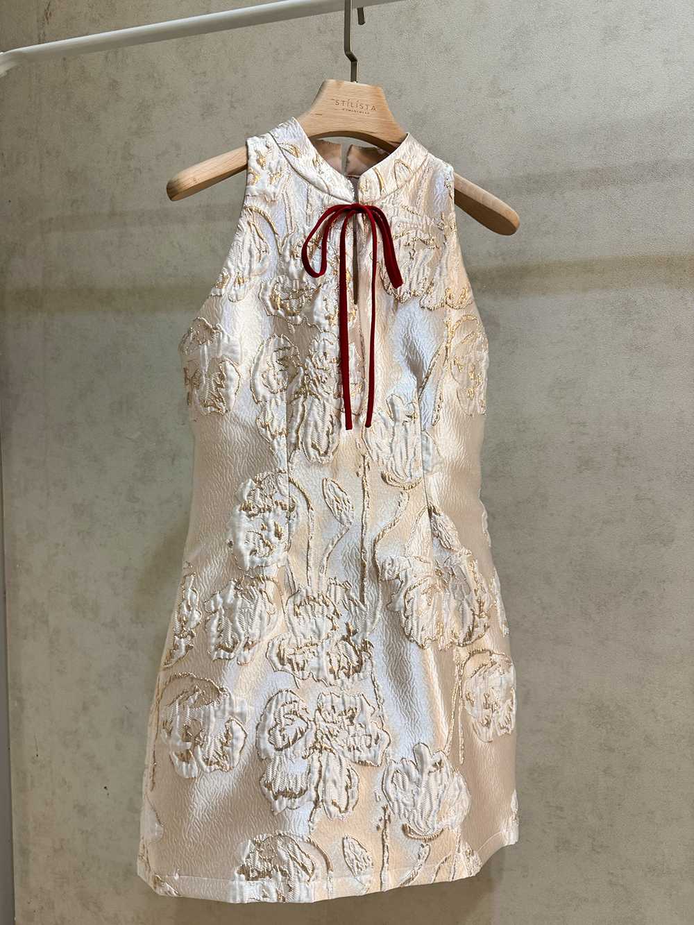 PING PING DRESS - เดรสคอจีนแขนกุด