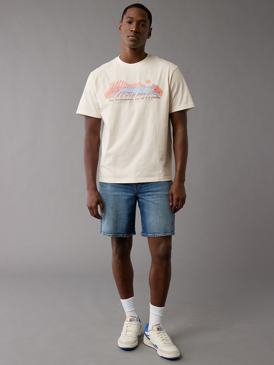 เสื้อยืด ผู้ชาย G SS COCA COLA SET IN TEE- PC DYE + SERIOUSLY SOFT WASH ( 017-3757-106 )