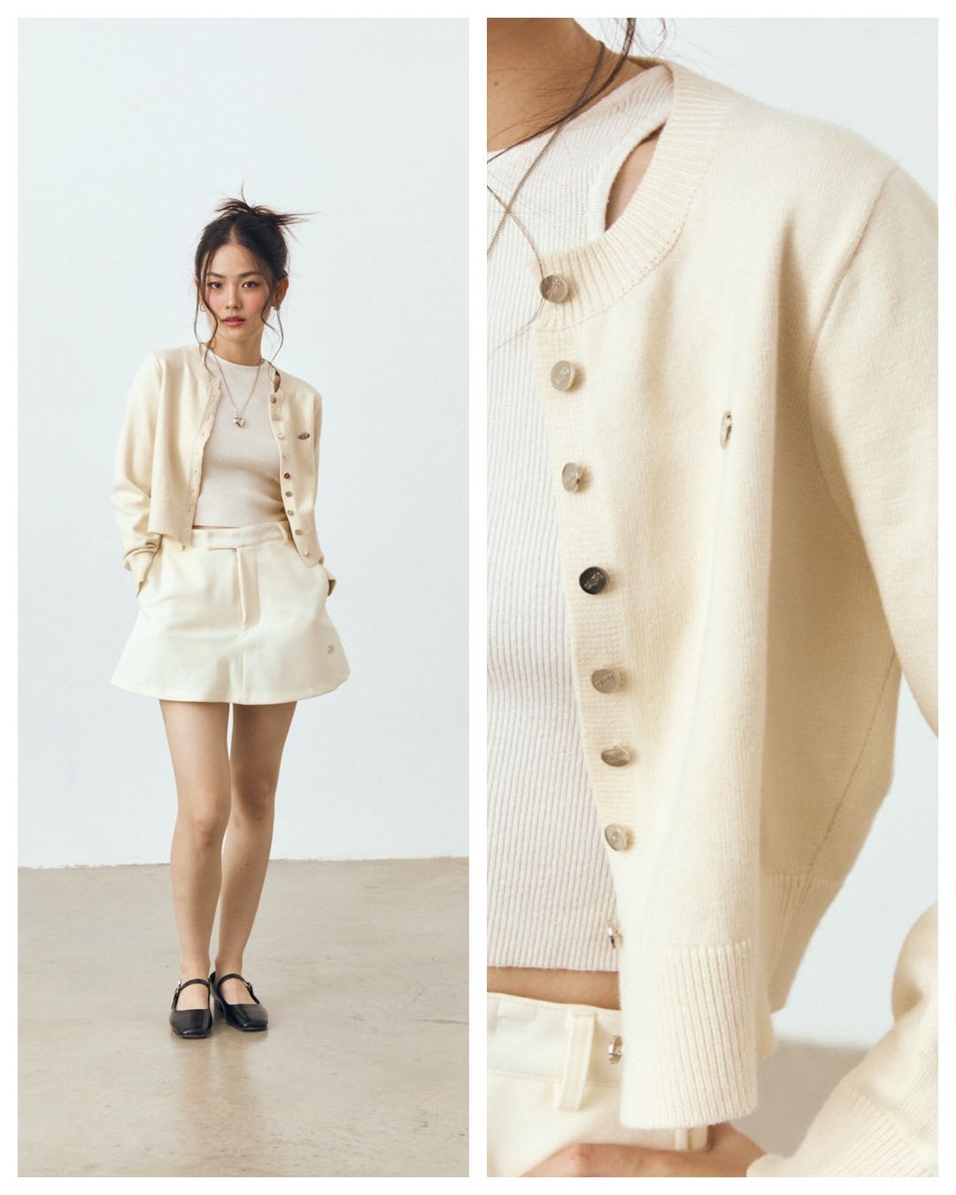 Penny Cardigan คาร์ดิแกนไหมพรม