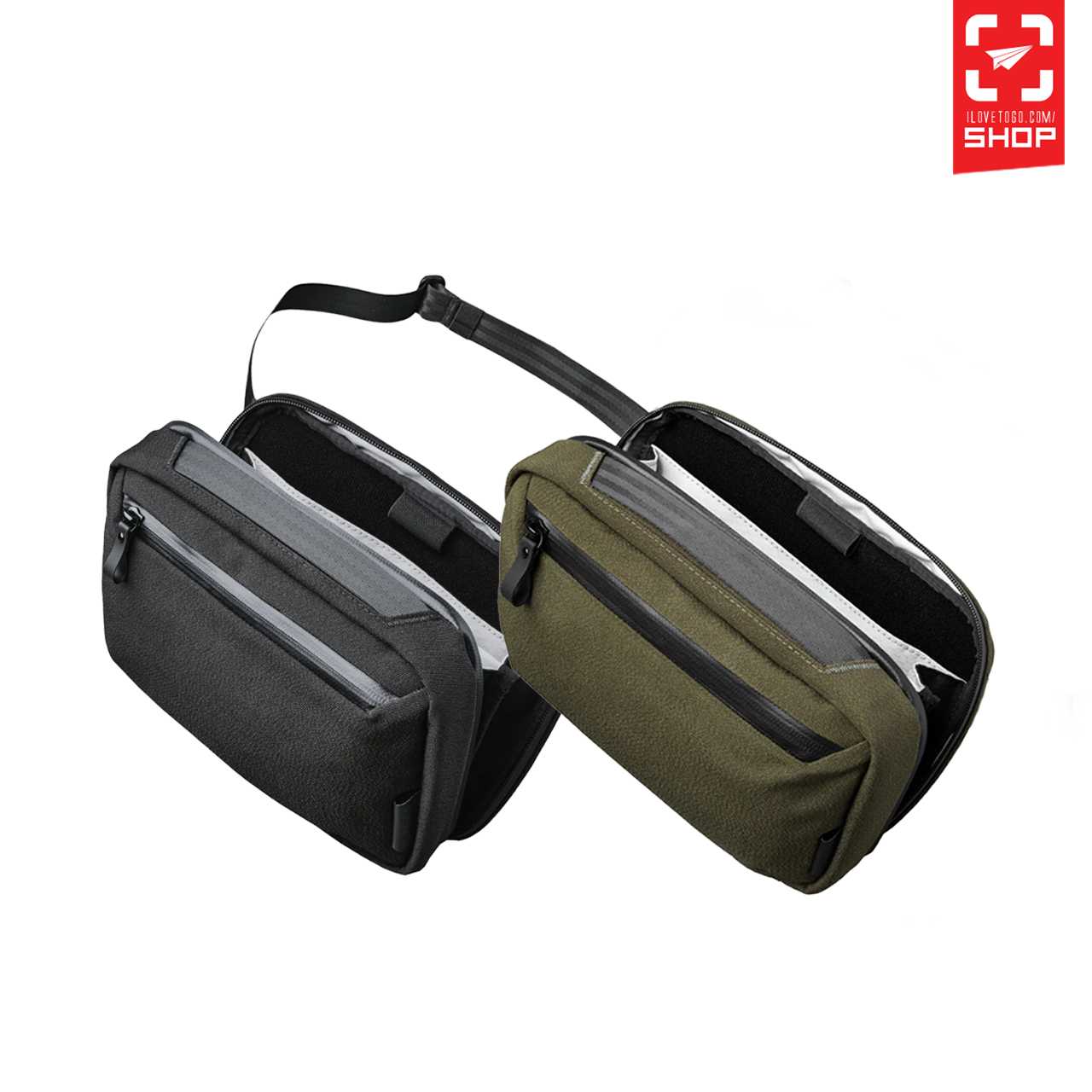 กระเป๋า Alpaka - Elements Tech Case Max พร้อมสายสะพาย ผ้า Axoflux