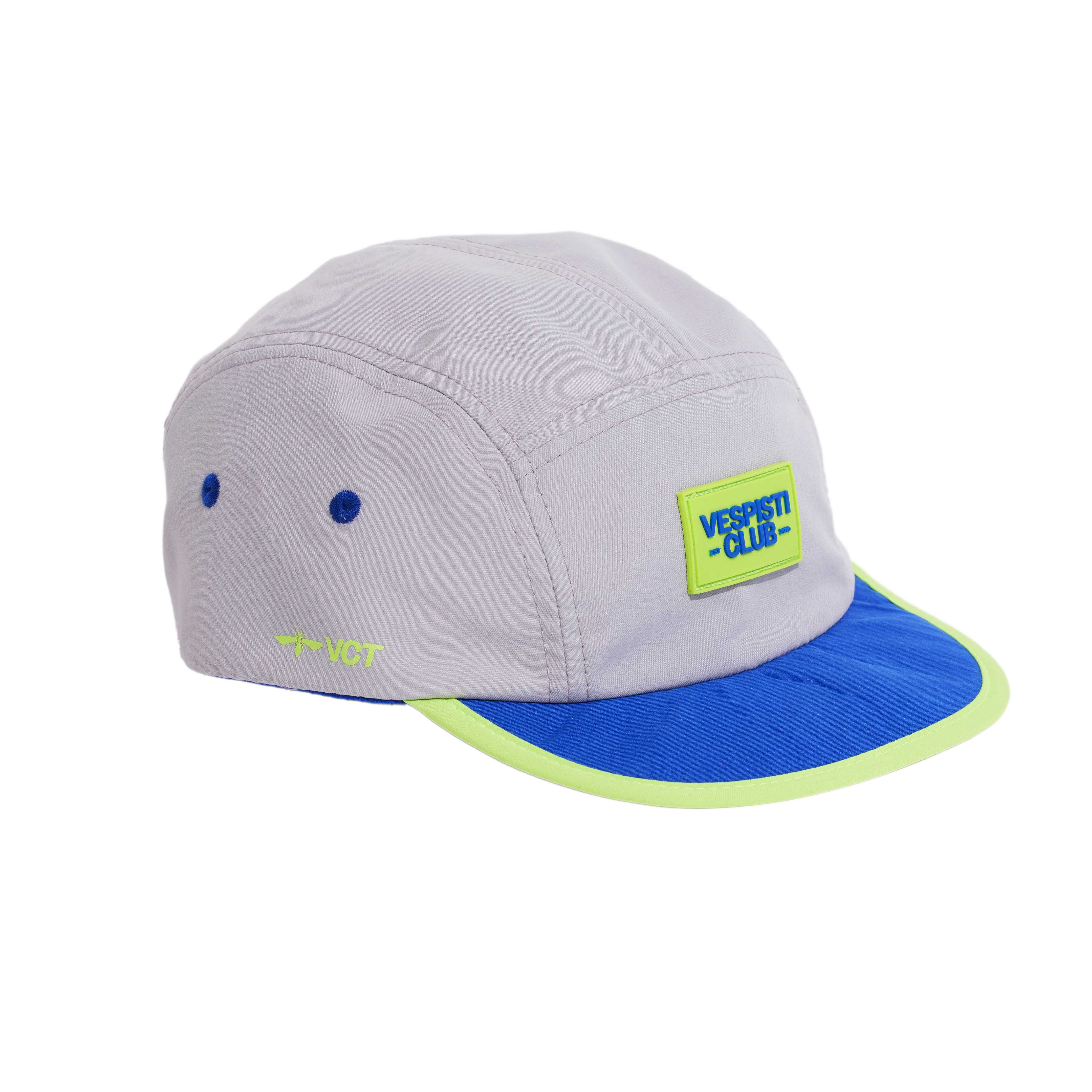 VESPISTI CLUB CYCLING CAP – Grey & Blue