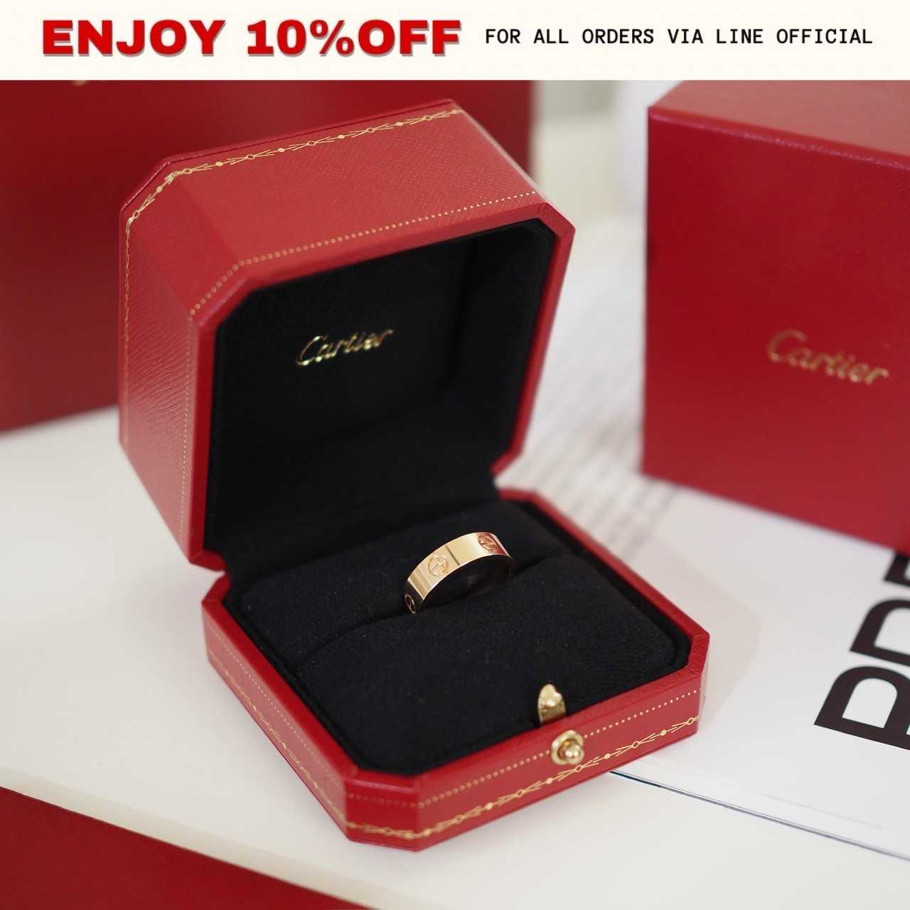 📍USED📍CARTIER Love Ring,Classic Model,Rose Gold | ACC