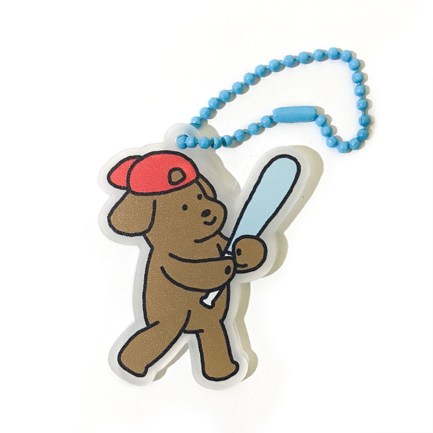 keyring1 - baseball dog
