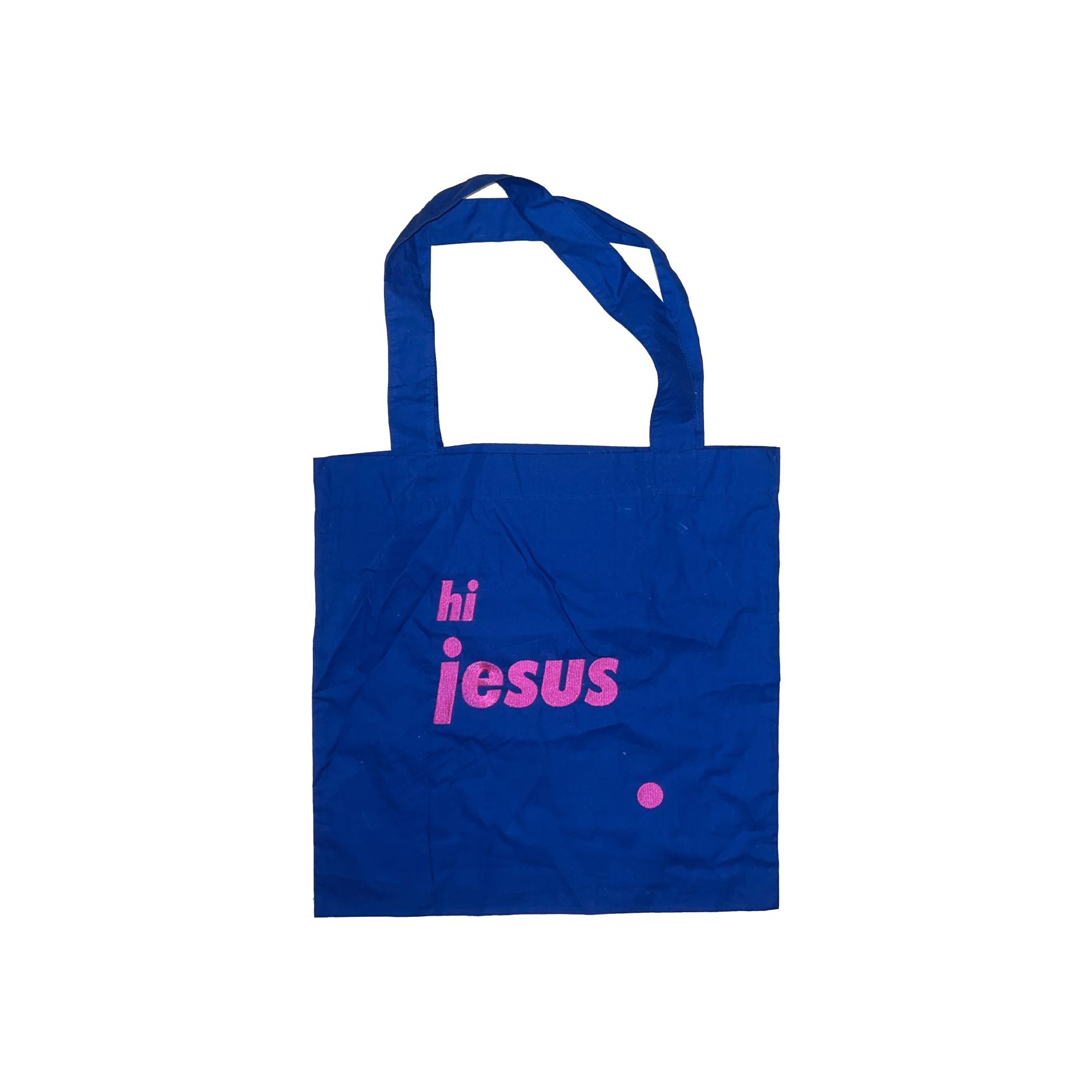 TOTE BAG / NAVY HI JESUS