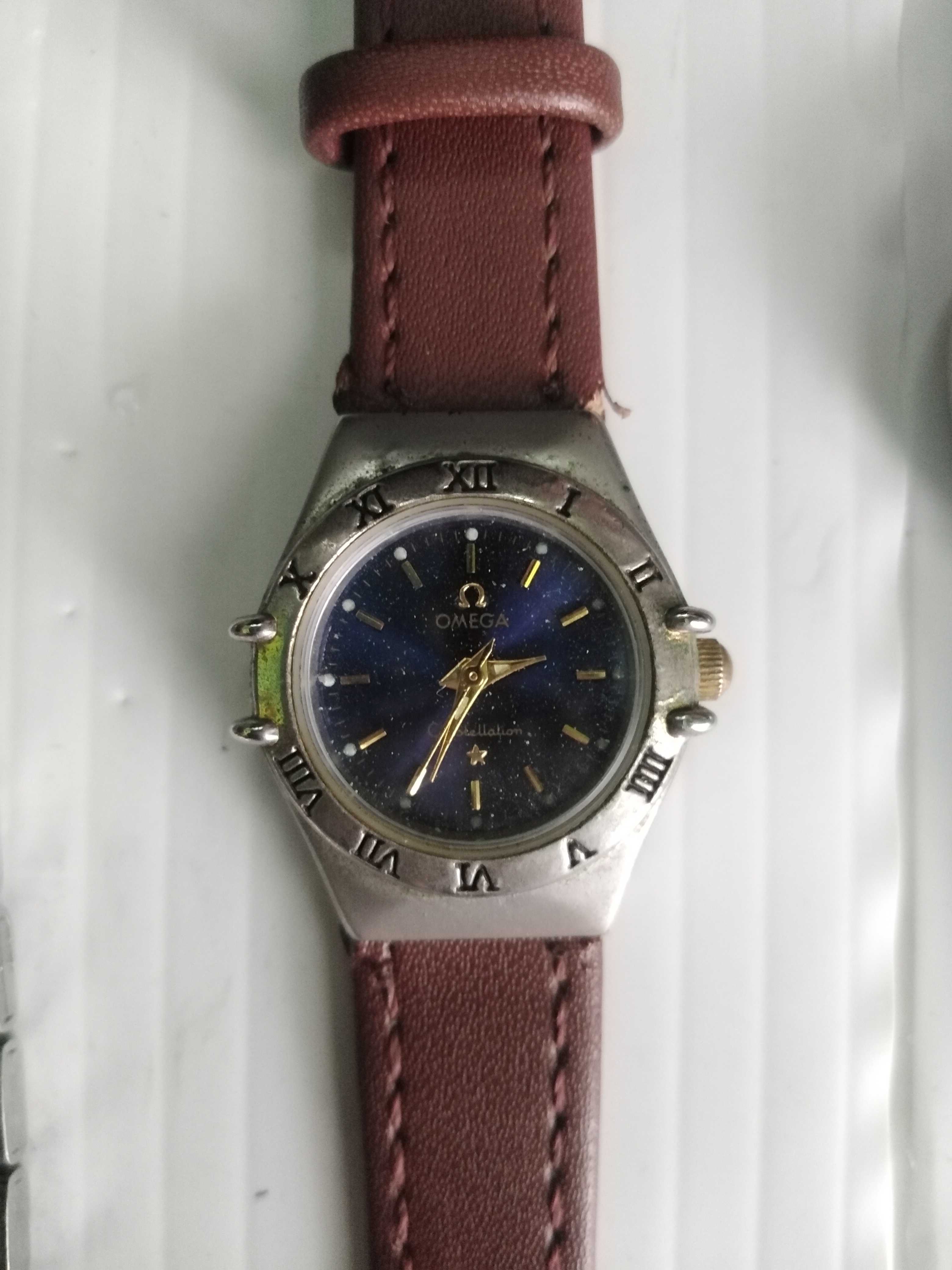 นาฬิกาข้อมือผู้หญิง OMEGA CONSTELLATION 27MM สแตนเลสสตีล ควอตซ์  