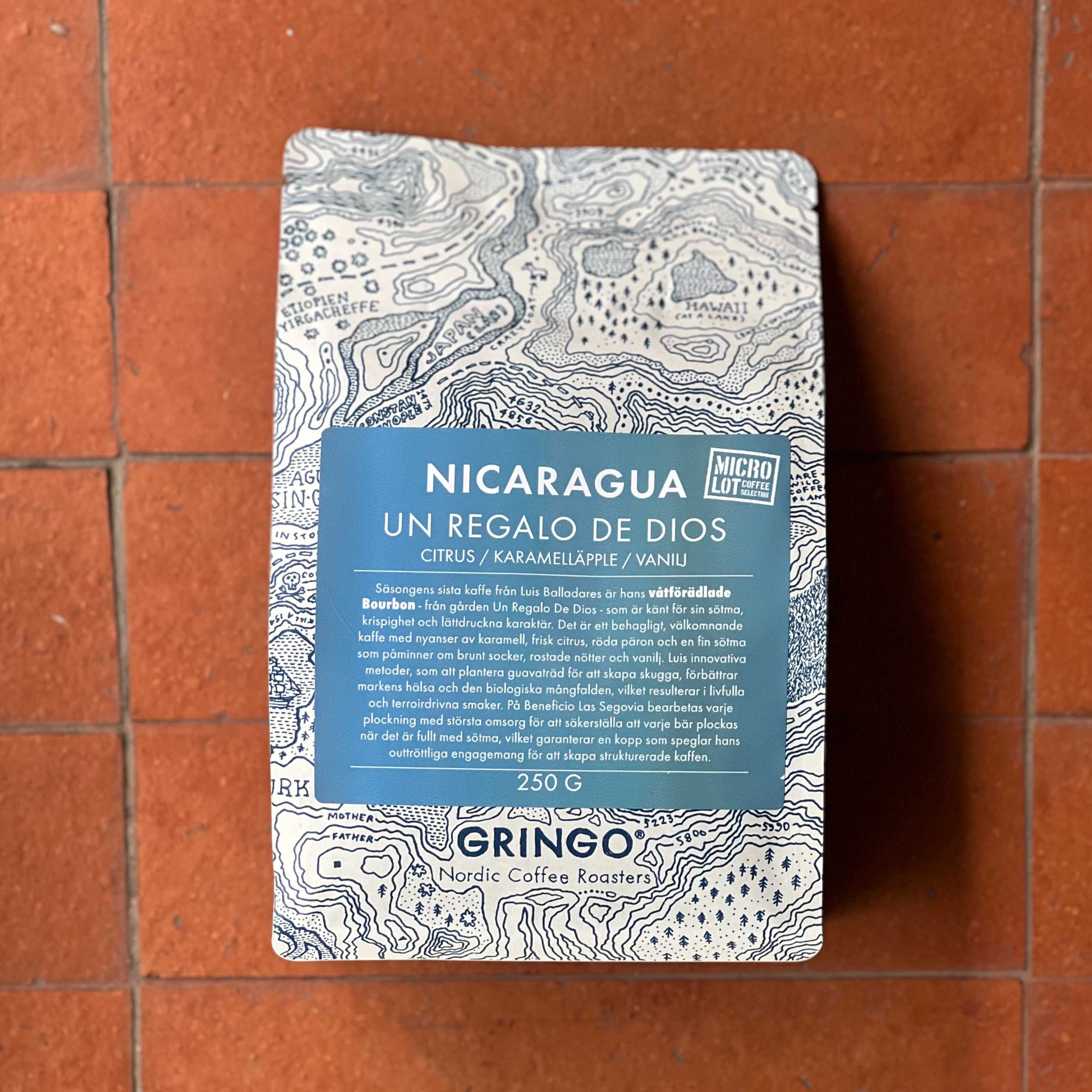 Nicaragua, Un Regalo De Dios (Gringo Coffee, Sweden) (Filter)