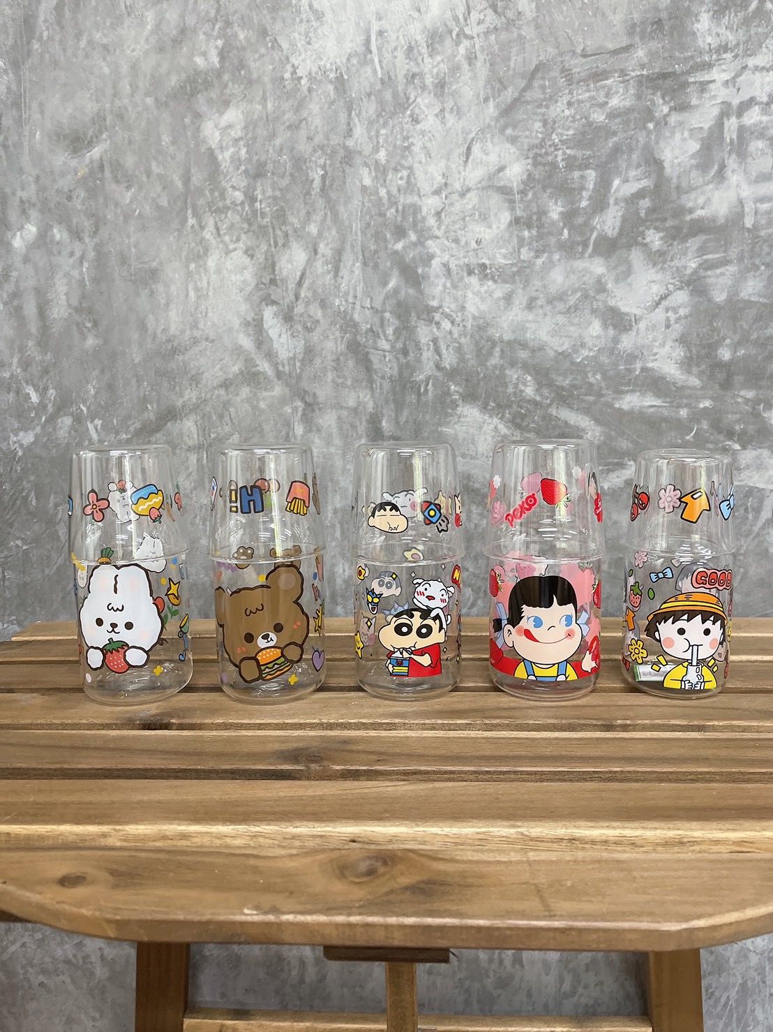 เซตขวด+แก้ว ลายน่ารัก 🍶🥣