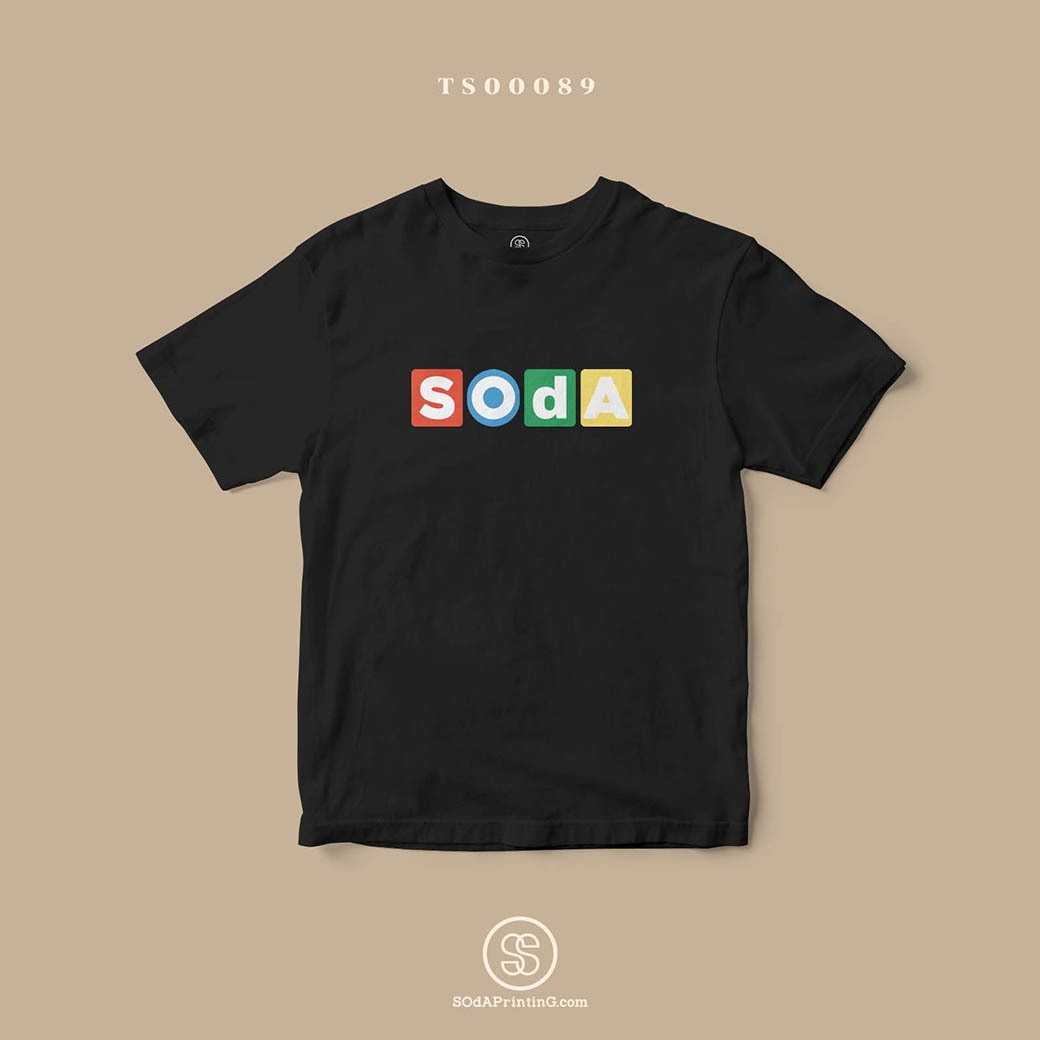 เสื้อ SOdA (Block) สีดำ #SOdAtee TS00089