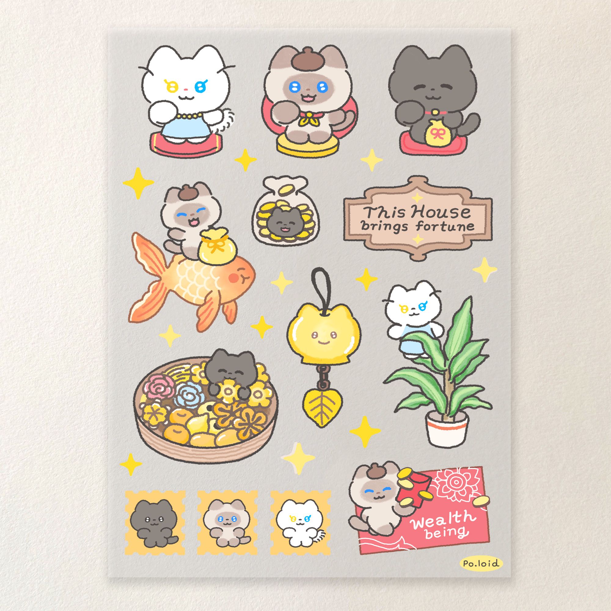 Thai fortune sticker