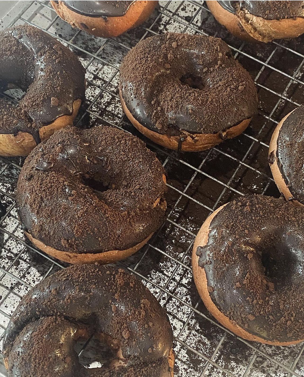 Bagel chocolate crunchy